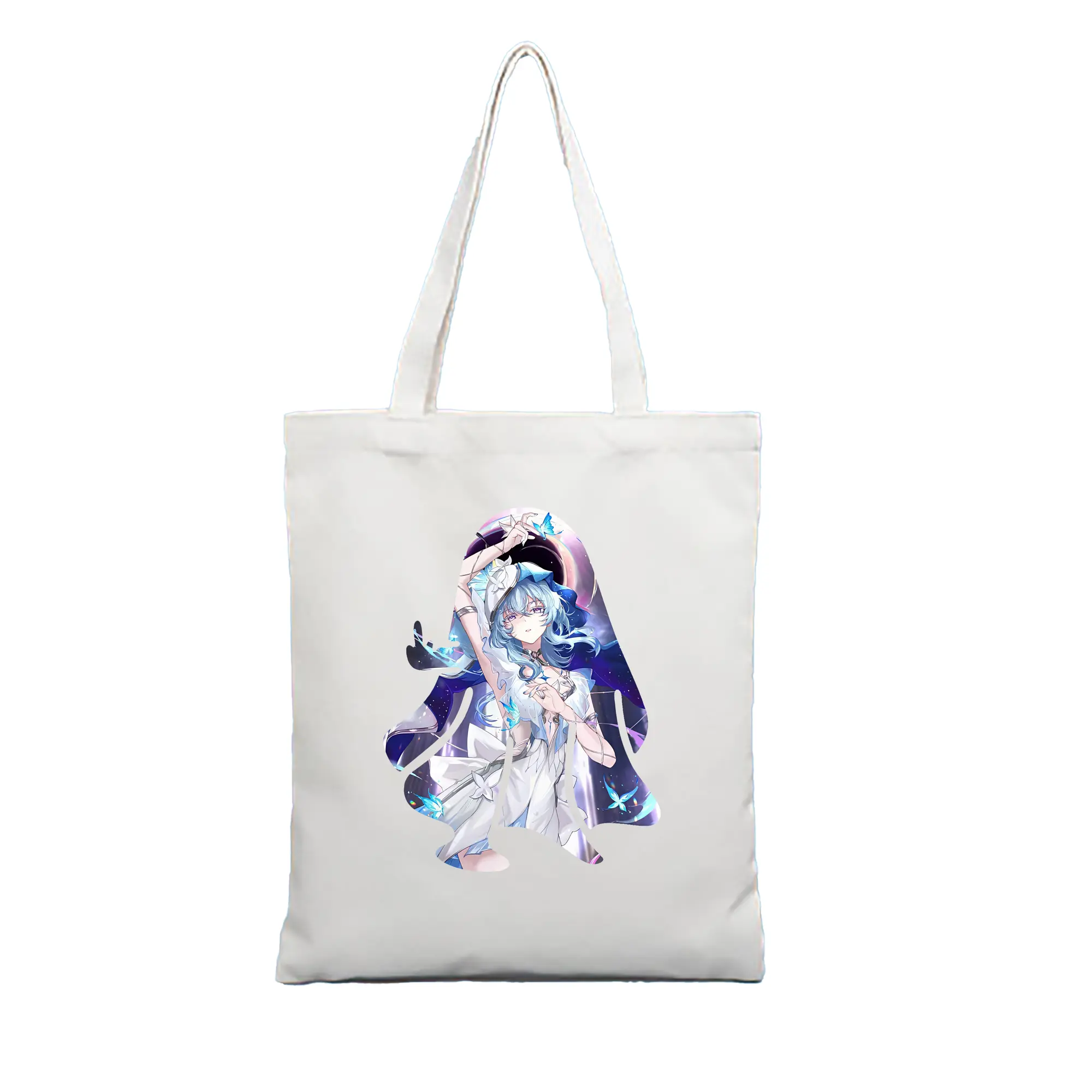 鳴潮 グッズ ショアキーパー - 縦型キャンバス手提げバッグ（トートバッグ） ・ キャンバス素材 ・ ショッピング用 ・ 軽量 丈夫 お手入れ簡単