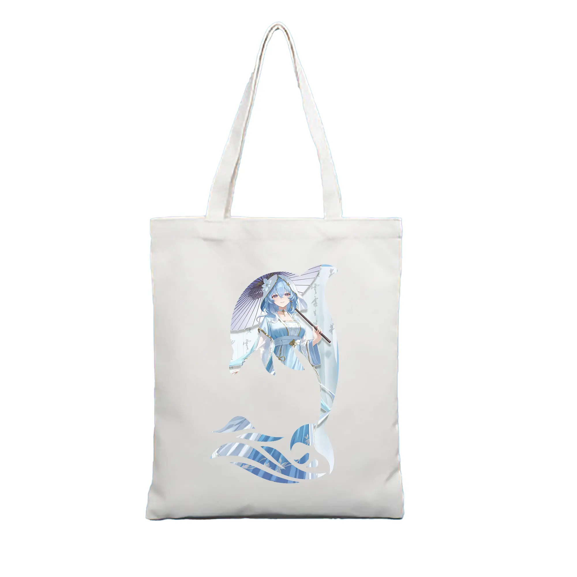 鳴潮 グッズ ショアキーパー - 縦型キャンバス手提げバッグ（トートバッグ） ・ キャンバス素材 ・ ショッピング用 ・ 軽量 丈夫 お手入れ簡単