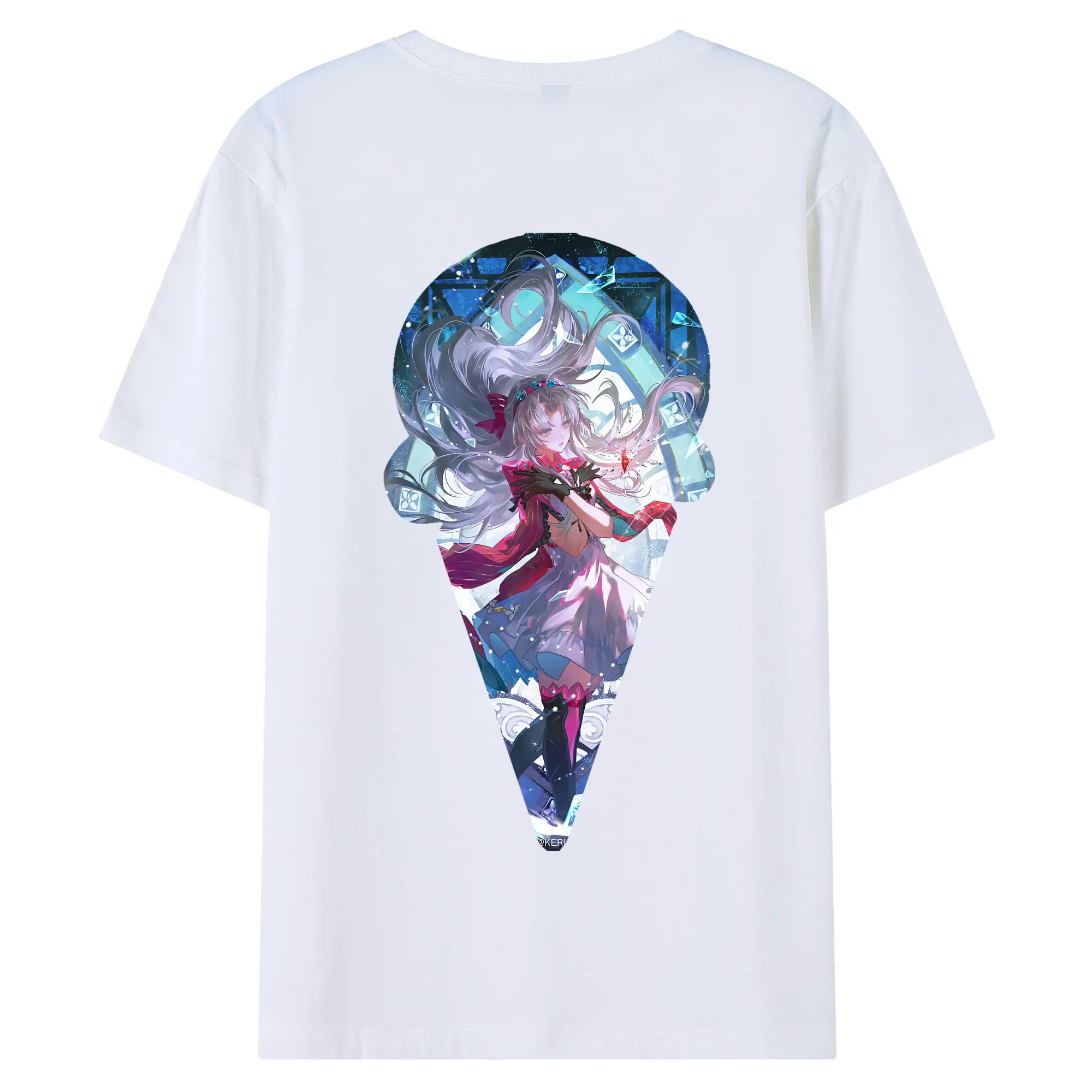 鳴潮 グッズ カルロッタ - 綿100％ 半袖Tシャツ ・ バックプリント ・ 快適 通気性 ・ 日常使い 散歩 スポーツ用