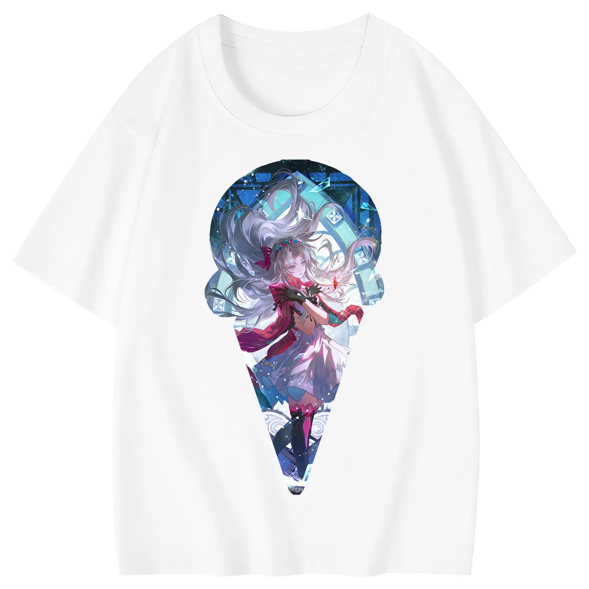 鳴潮 グッズ カルロッタ - 綿100％ キッズTシャツ ・ フロントプリント ・ 快適 通気性 ・ スポーツ カジュアル 散歩用