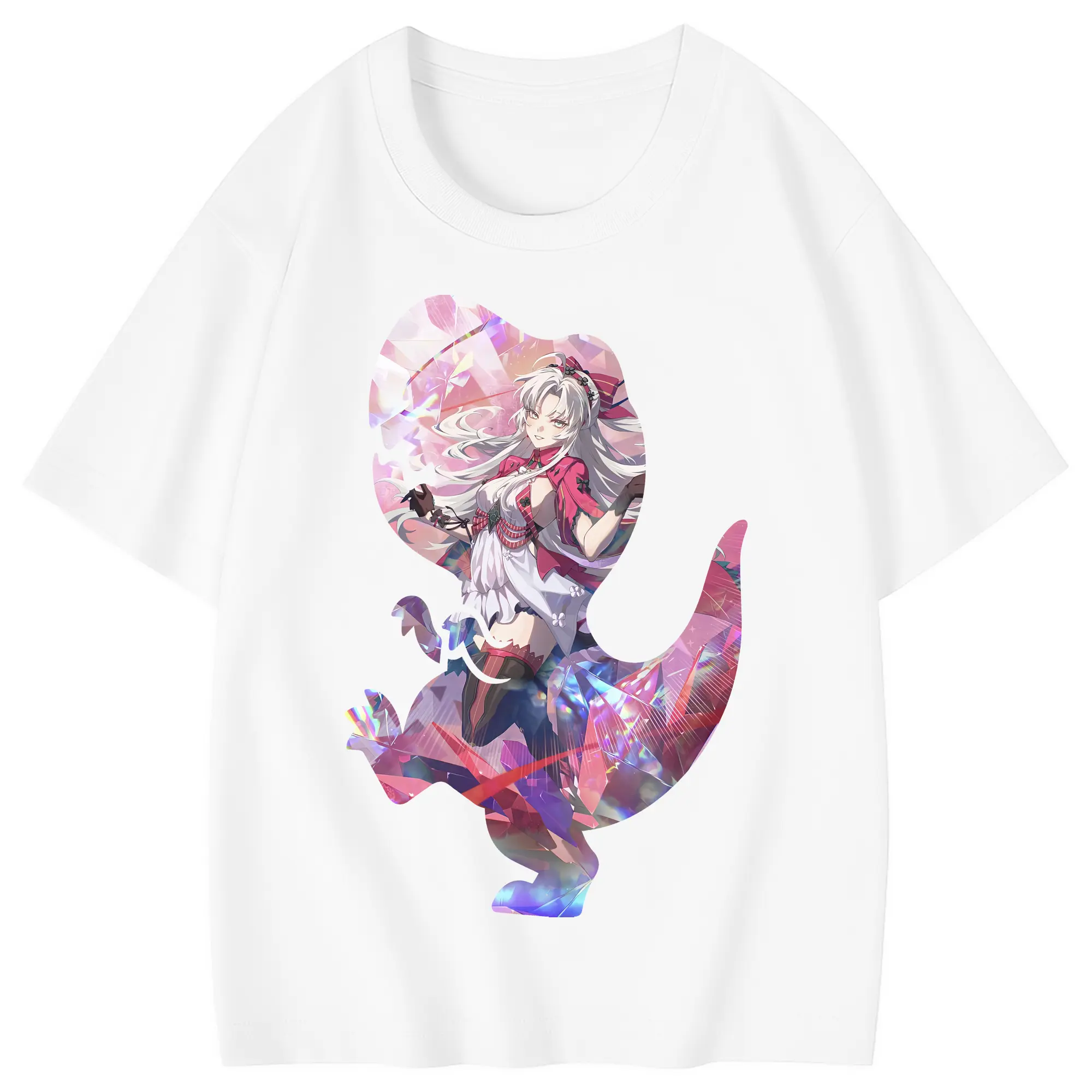 鳴潮 グッズ カルロッタ - 綿100％ キッズTシャツ ・ フロントプリント ・ 快適 通気性 ・ スポーツ カジュアル 散歩用