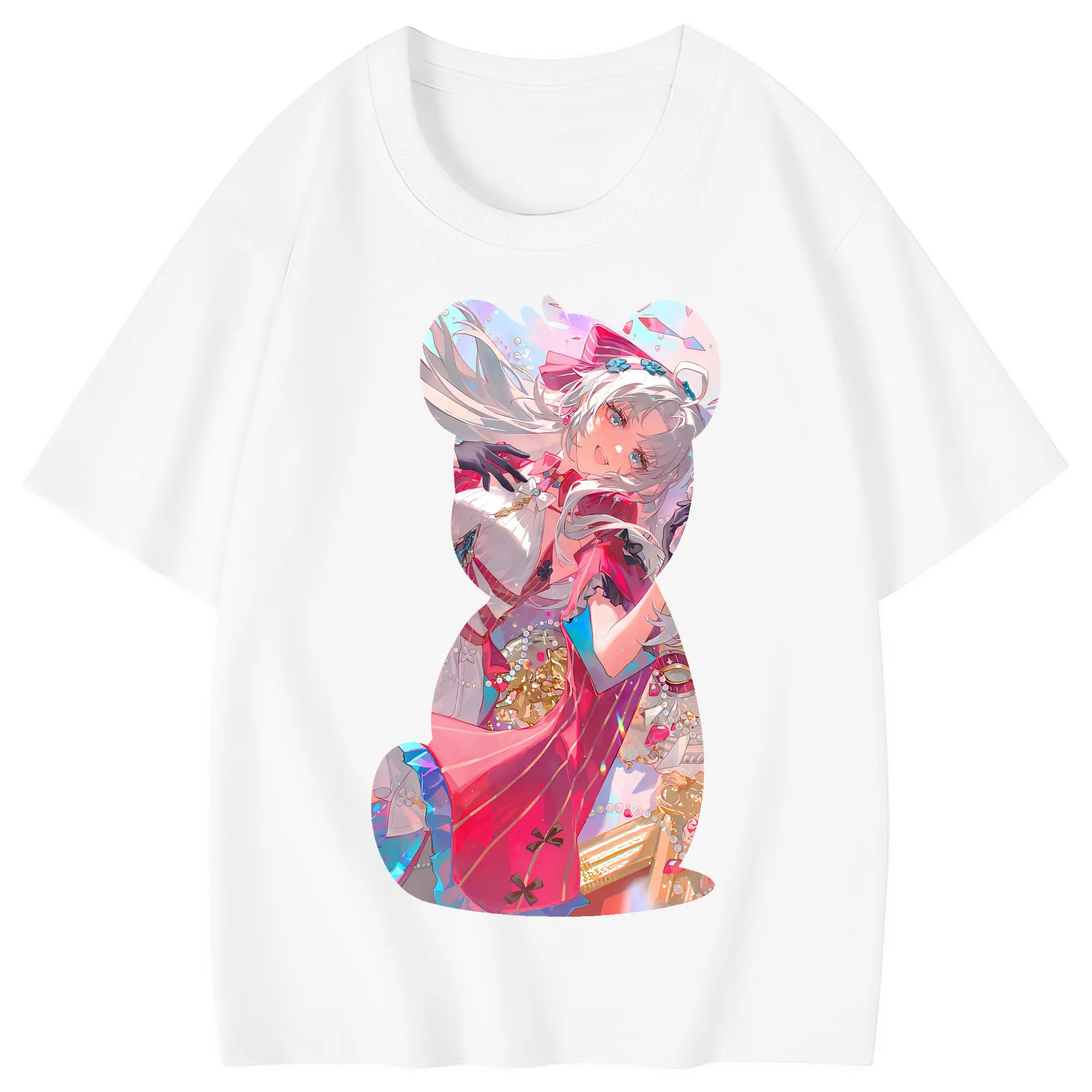 鳴潮 グッズ カルロッタ - 綿100％ キッズTシャツ ・ フロントプリント ・ 快適 通気性 ・ スポーツ カジュアル 散歩用