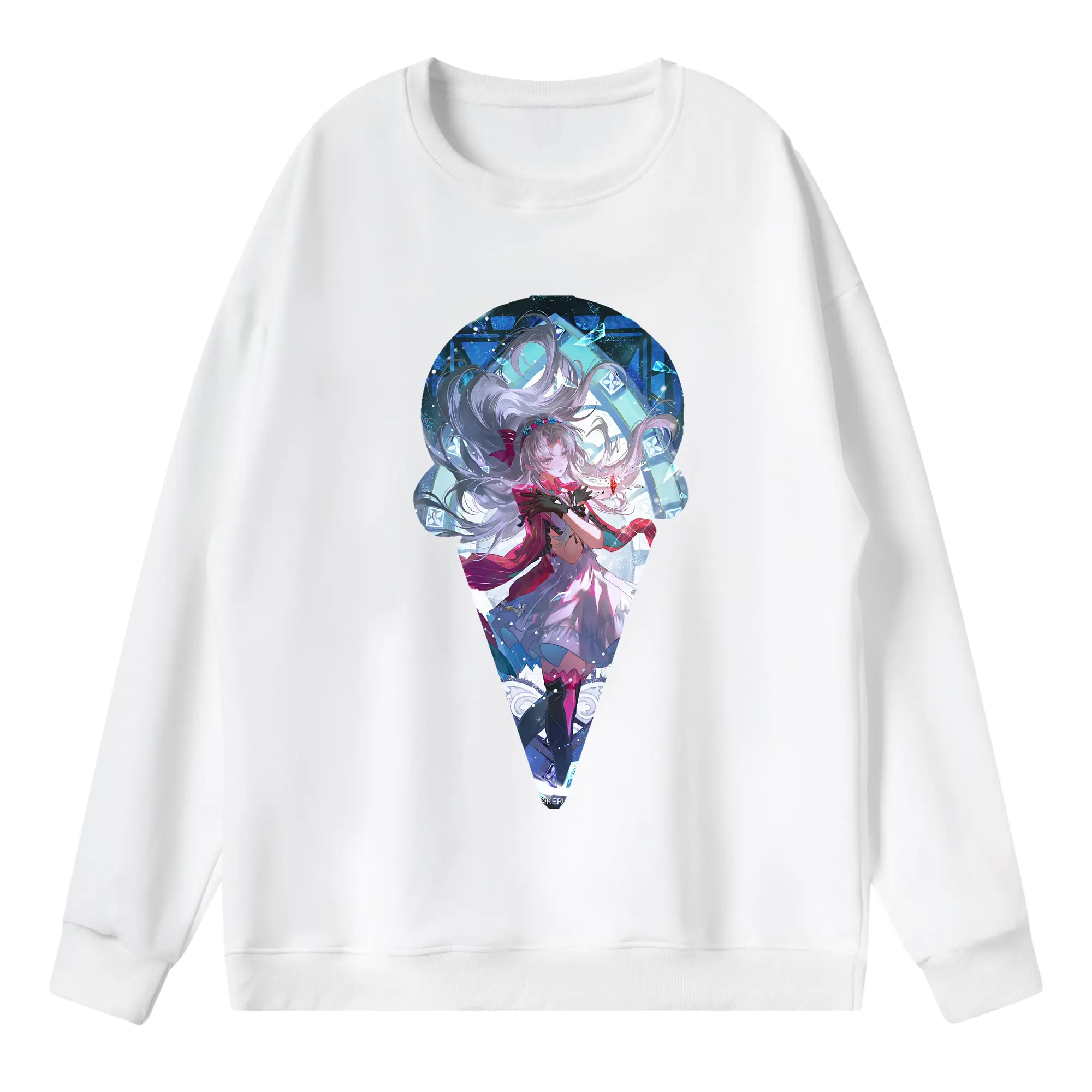 鳴潮 グッズ カルロッタ - 薄手 クルーネック スウェット 裏毛260g · ポリエステル 春秋向け カジュアル 男女兼用 · トレーナー デイリー スポーツ 散歩に最適