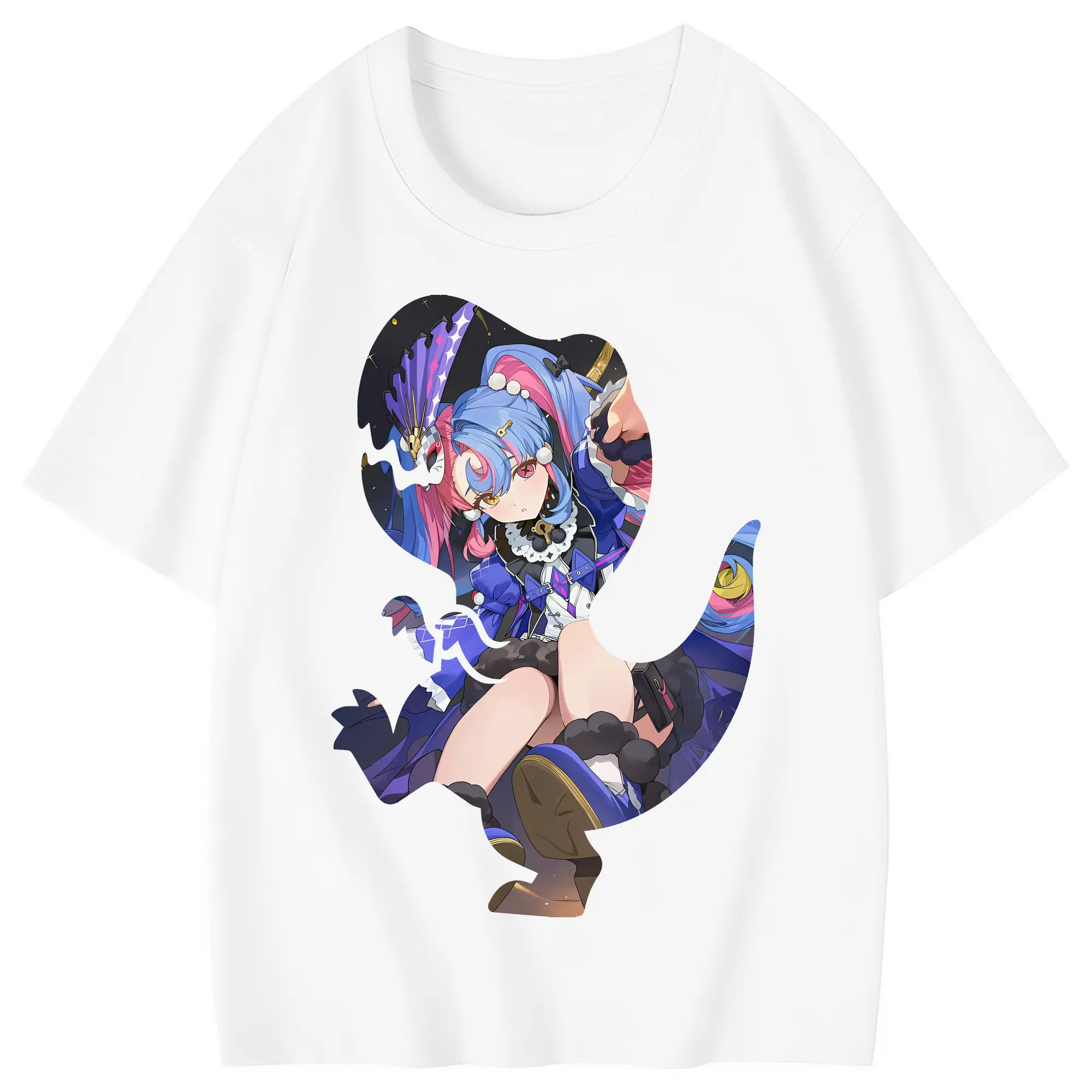 鳴潮 グッズ ロココ - 綿100％ キッズTシャツ ・ フロントプリント ・ 快適 通気性 ・ スポーツ カジュアル 散歩用