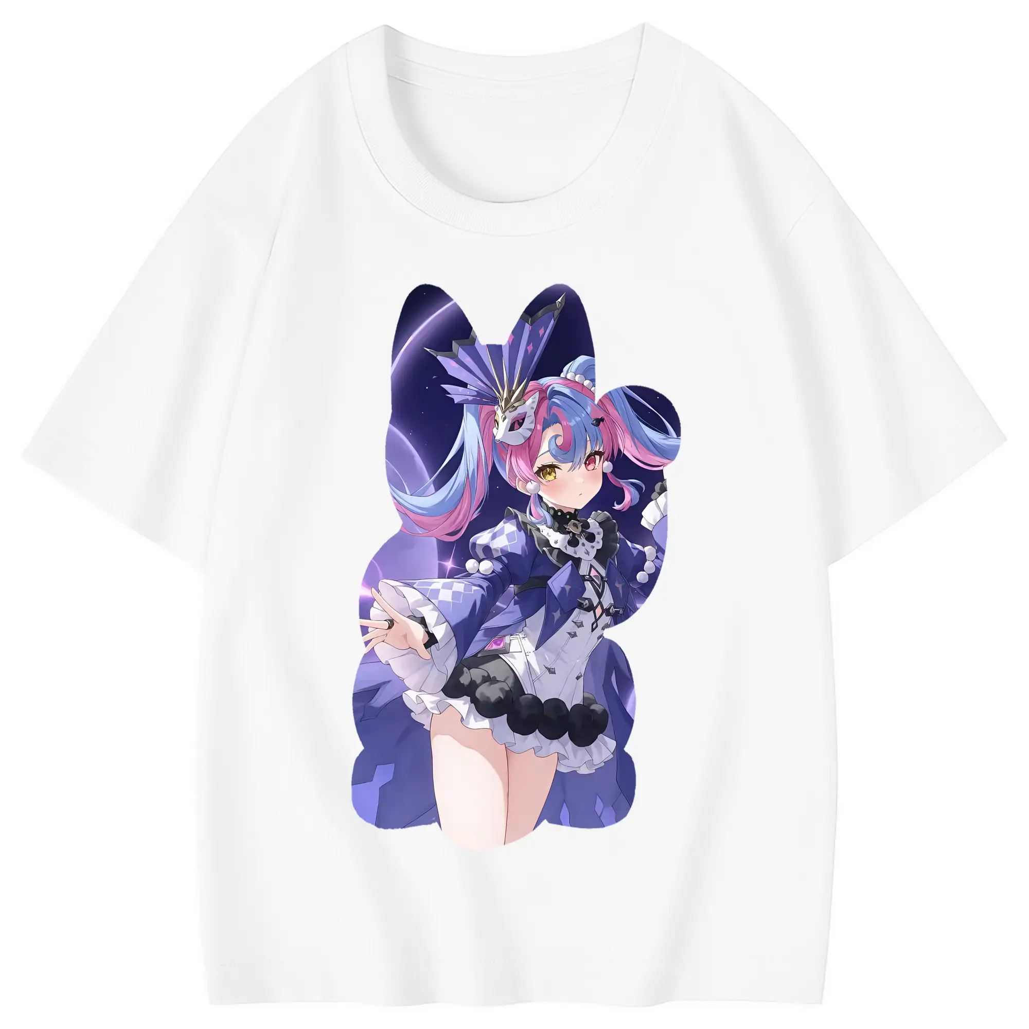 鳴潮 グッズ ロココ - 綿100％ キッズTシャツ ・ フロントプリント ・ 快適 通気性 ・ スポーツ カジュアル 散歩用