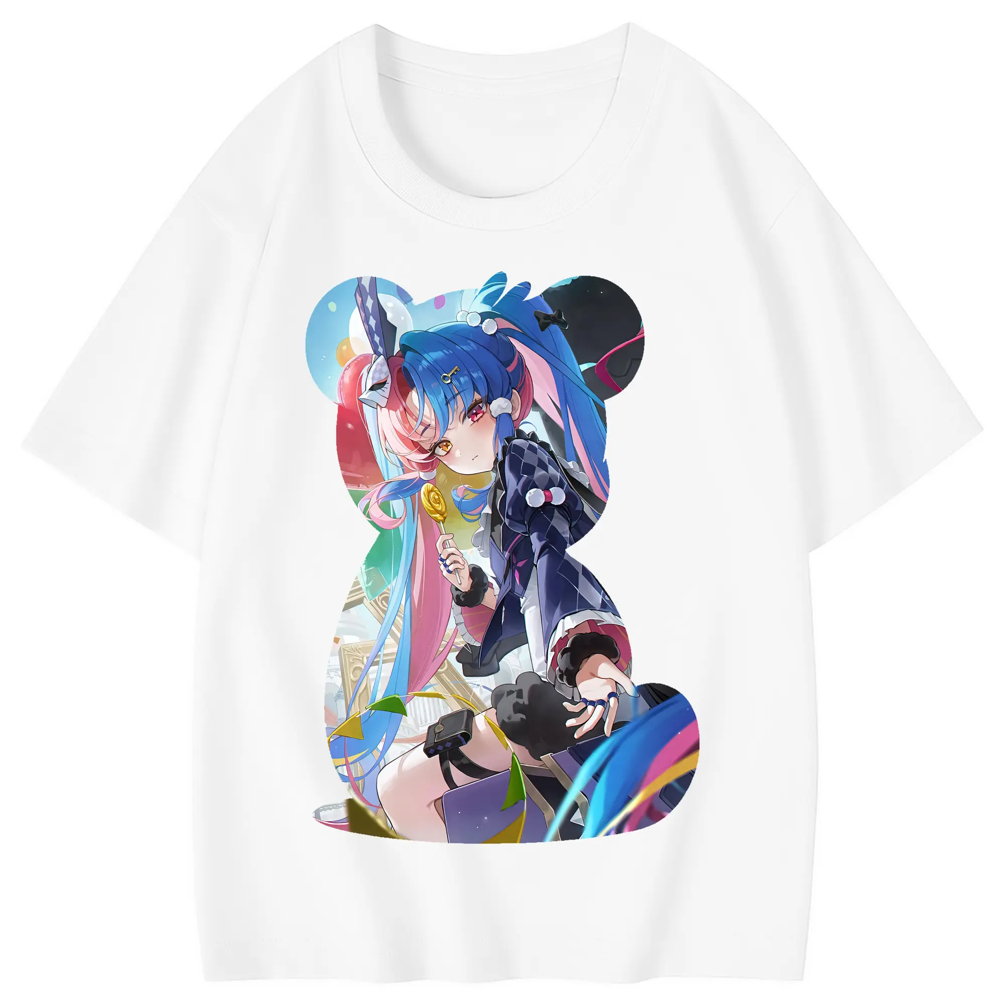 鳴潮 グッズ ロココ - 綿100％ キッズTシャツ ・ フロントプリント ・ 快適 通気性 ・ スポーツ カジュアル 散歩用