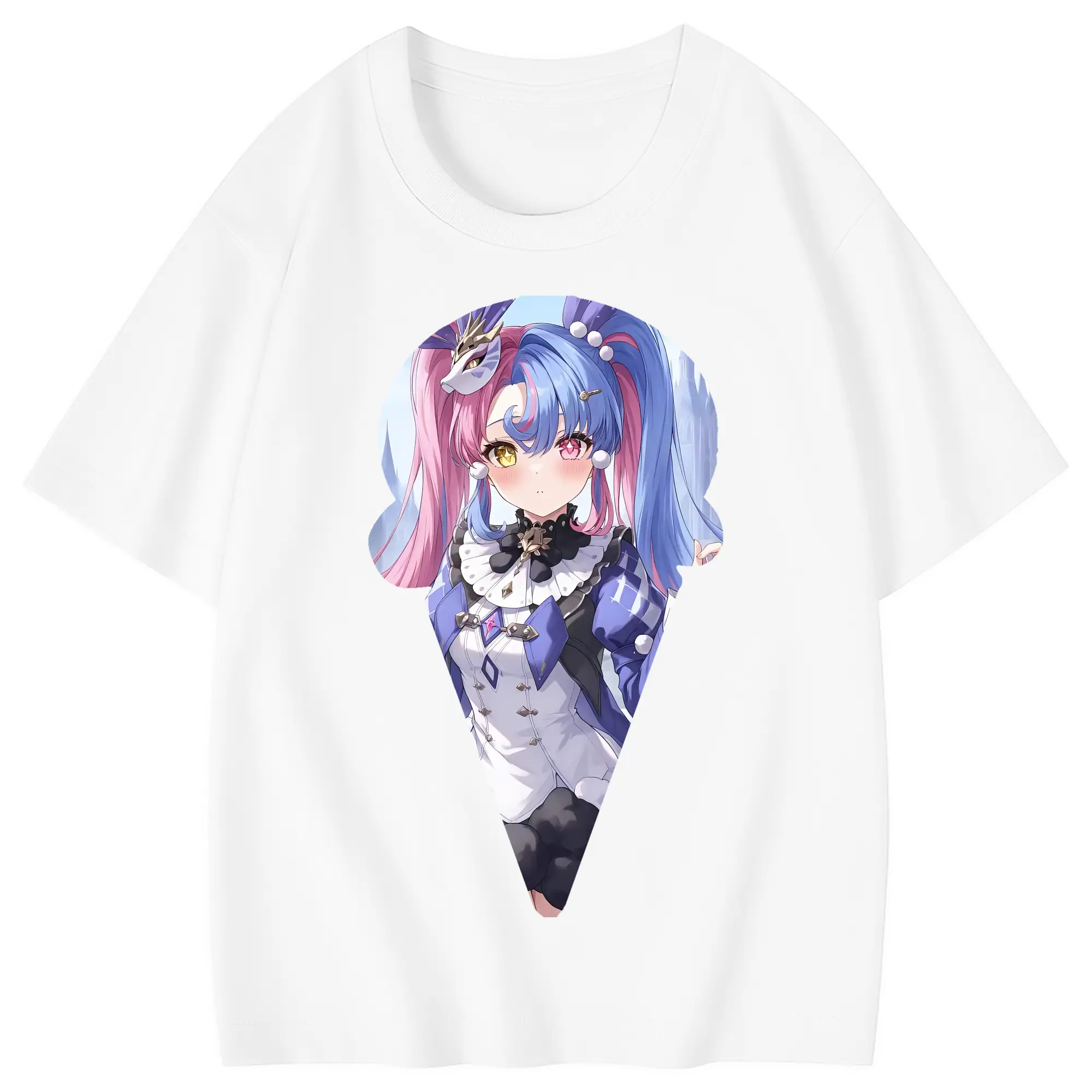 鳴潮 グッズ ロココ - 綿100％ キッズTシャツ ・ フロントプリント ・ 快適 通気性 ・ スポーツ カジュアル 散歩用