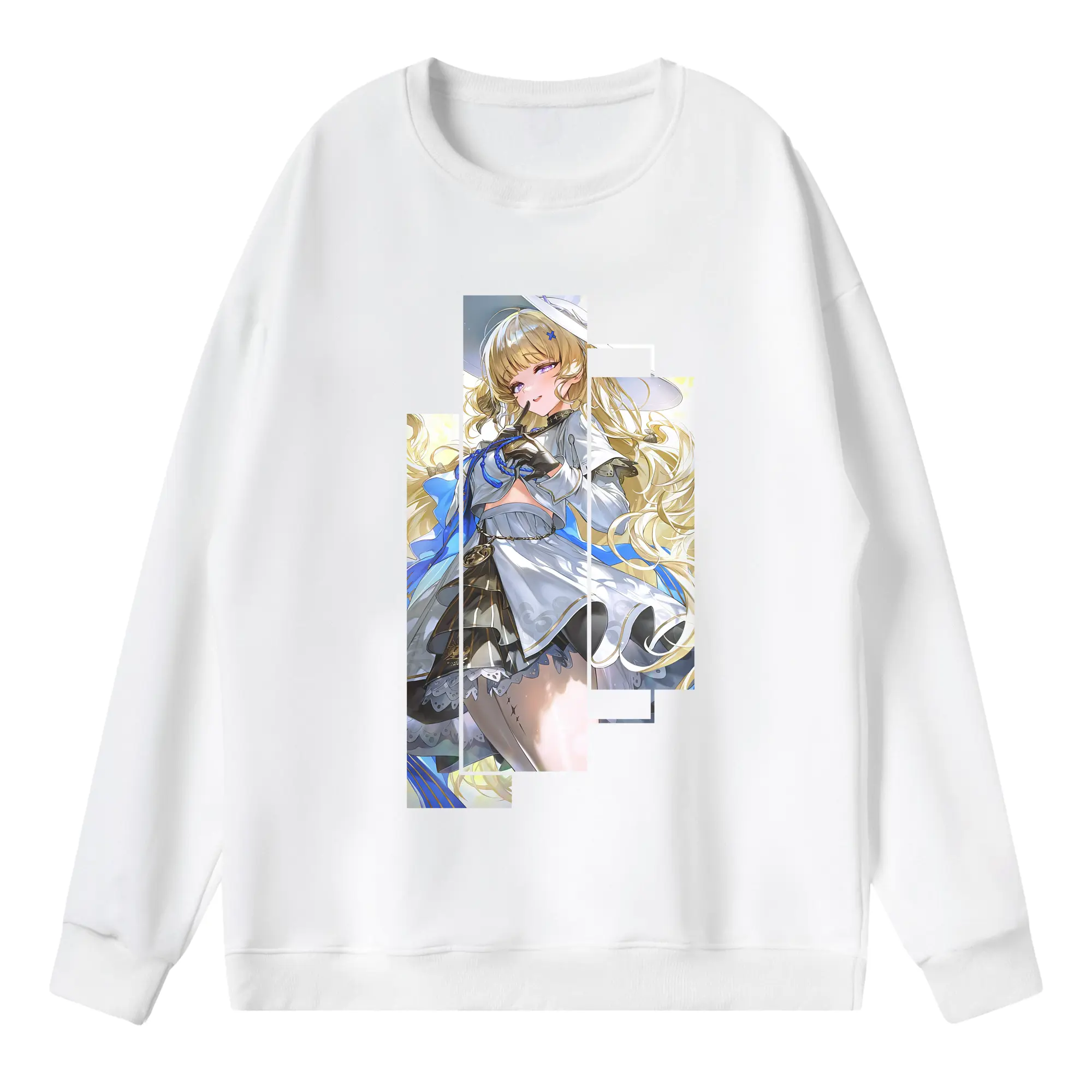 鳴潮 グッズ フィービー - 薄手 クルーネック スウェット 裏毛260g · ポリエステル 春秋向け カジュアル 男女兼用 · トレーナー デイリー スポーツ 散歩に最適