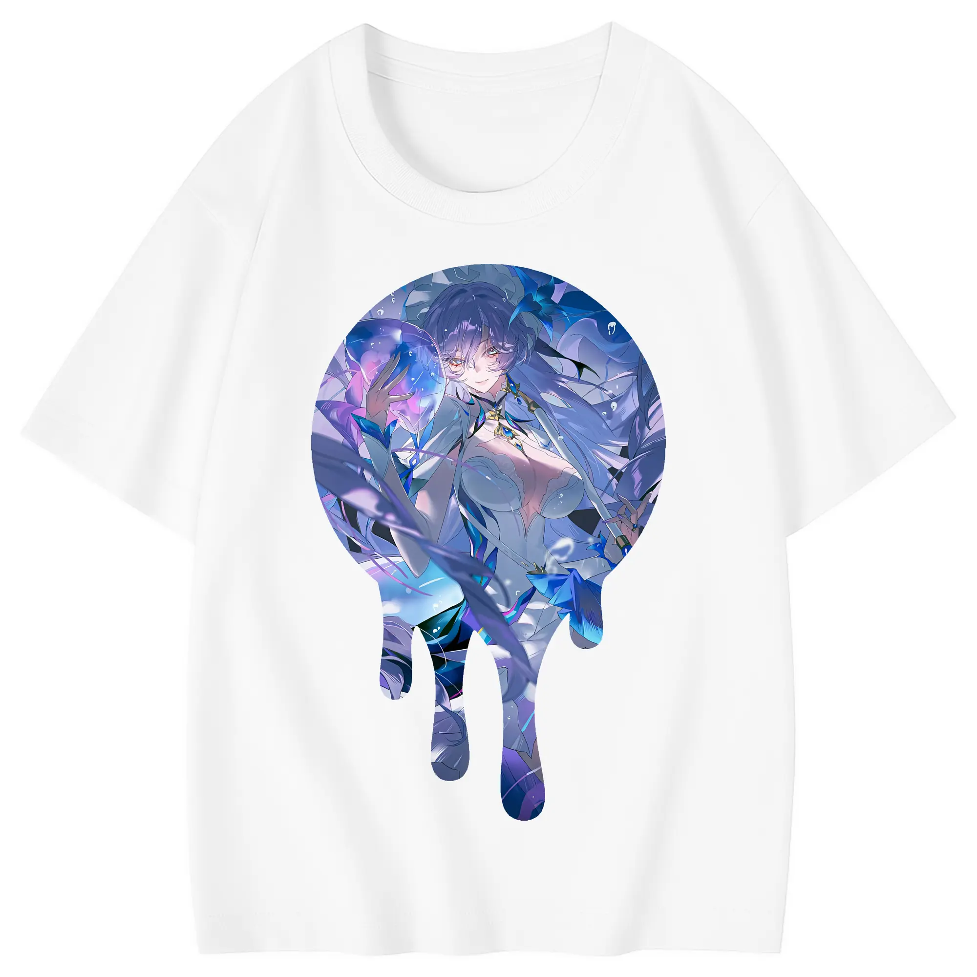 鳴潮 グッズ カンタレラ - 綿100％ キッズTシャツ ・ フロントプリント ・ 快適 通気性 ・ スポーツ カジュアル 散歩用