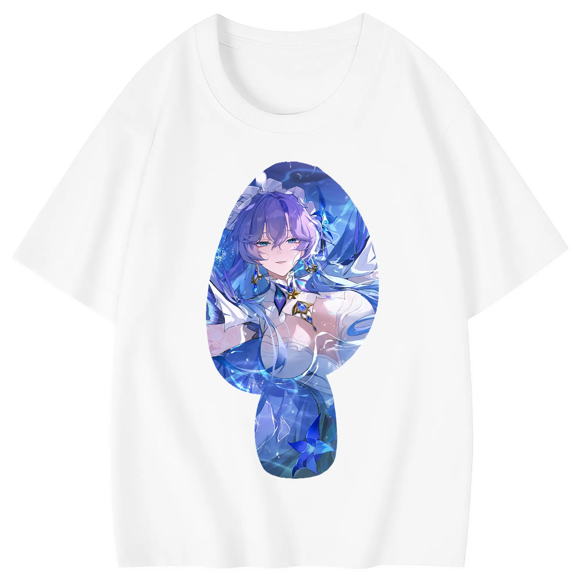 鳴潮 グッズ カンタレラ - 綿100％ キッズTシャツ ・ フロントプリント ・ 快適 通気性 ・ スポーツ カジュアル 散歩用