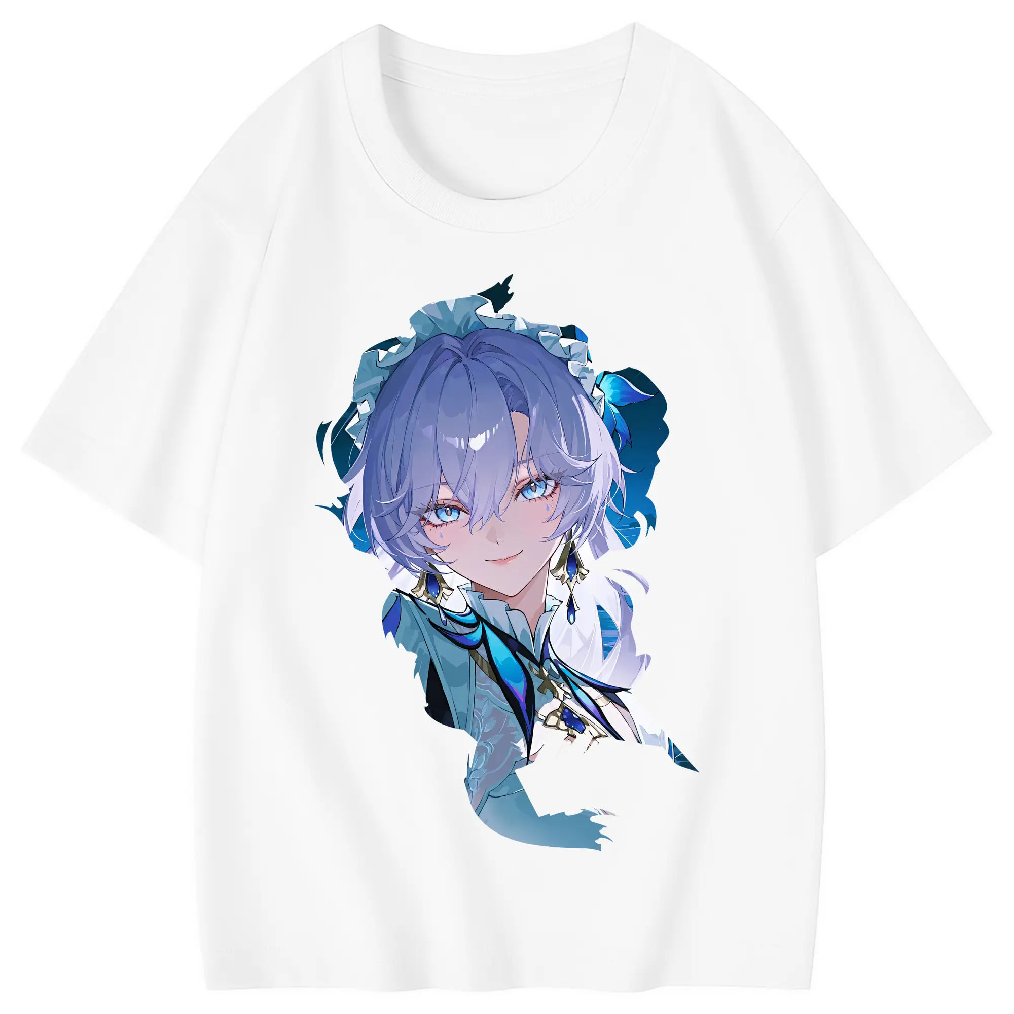 鳴潮 グッズ カンタレラ - 綿100％ キッズTシャツ ・ フロントプリント ・ 快適 通気性 ・ スポーツ カジュアル 散歩用