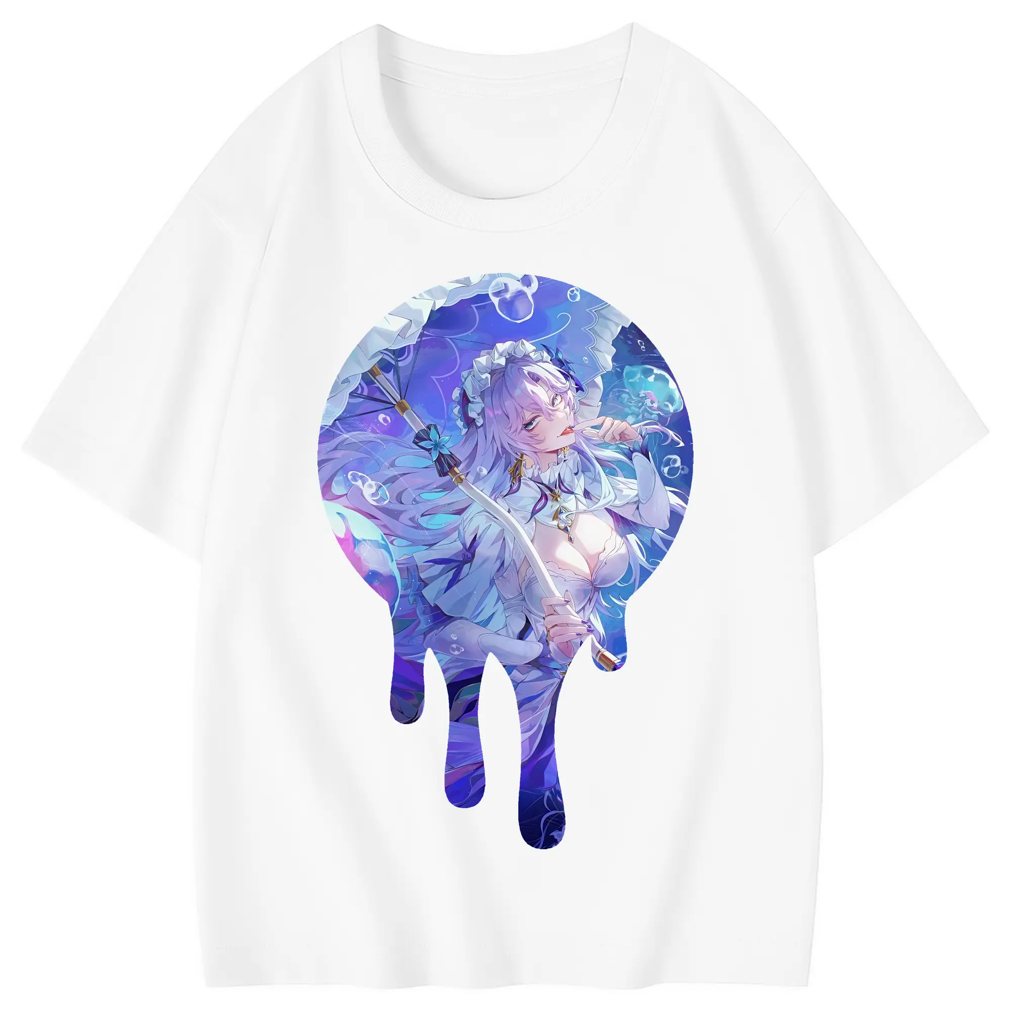 鳴潮 グッズ カンタレラ - 綿100％ キッズTシャツ ・ フロントプリント ・ 快適 通気性 ・ スポーツ カジュアル 散歩用