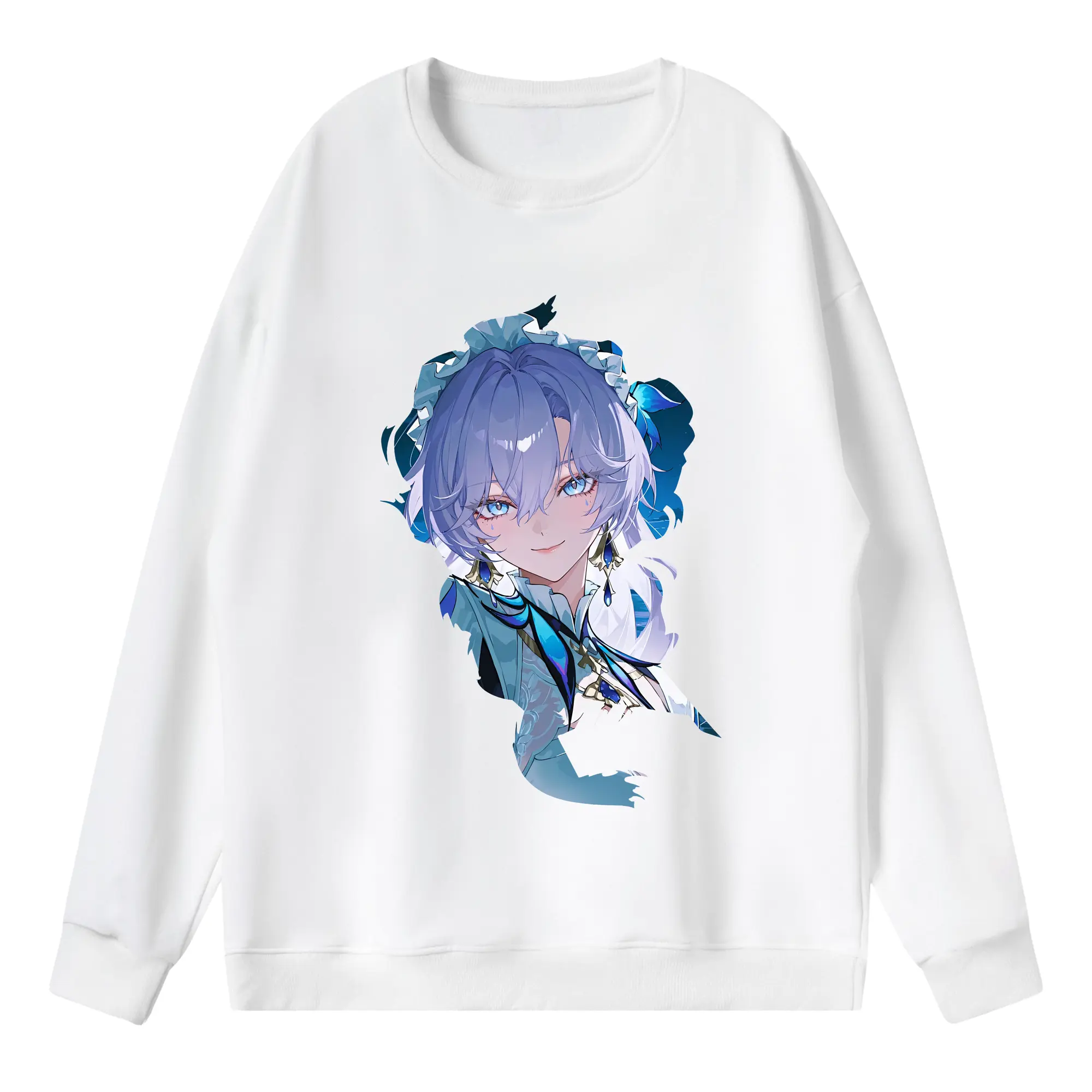 鳴潮 グッズ カンタレラ - 薄手 クルーネック スウェット 裏毛260g · ポリエステル 春秋向け カジュアル 男女兼用 · トレーナー デイリー スポーツ 散歩に最適