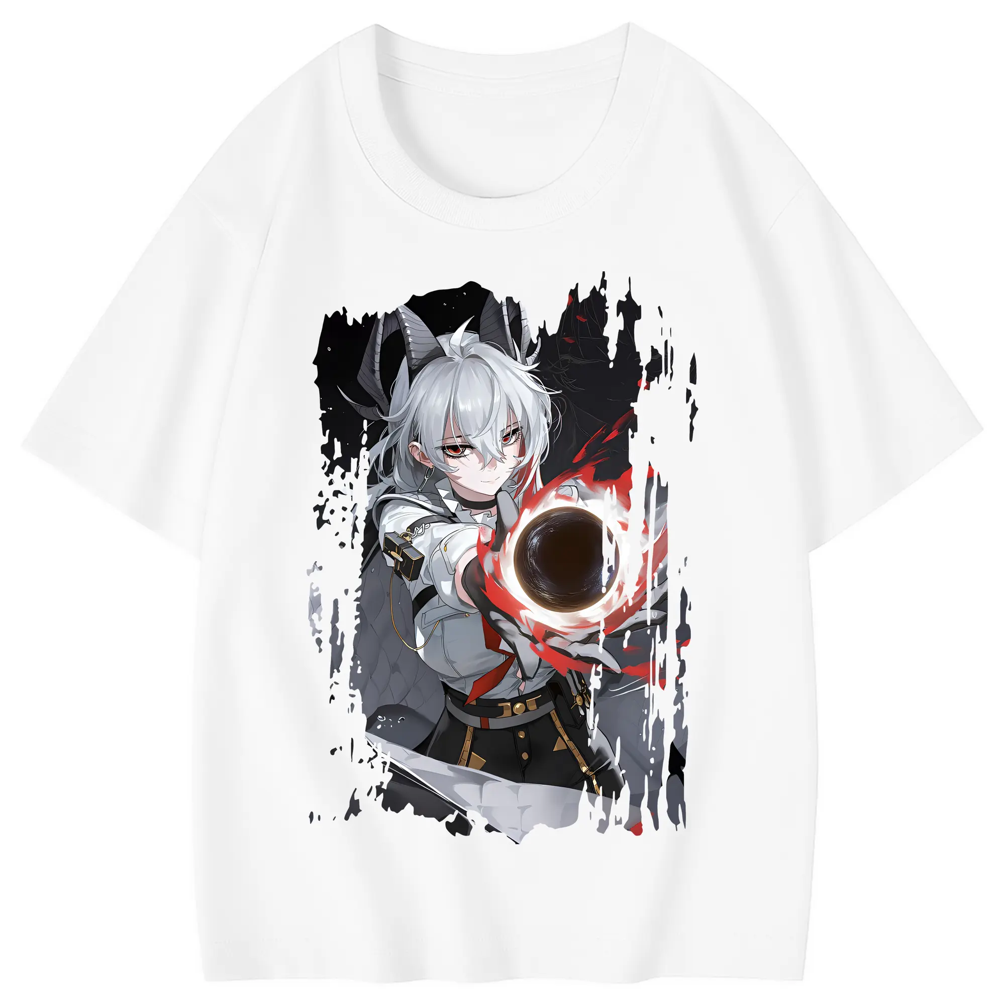 鳴潮 グッズ ザンニー - 綿100％ キッズTシャツ ・ フロントプリント ・ 快適 通気性 ・ スポーツ カジュアル 散歩用