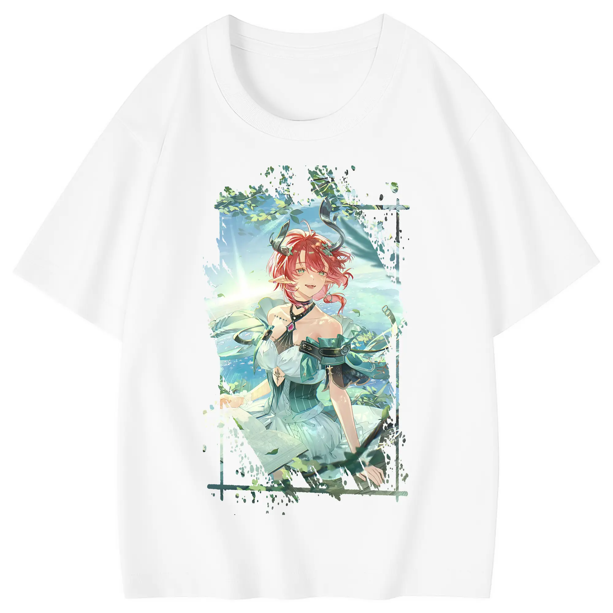 鳴潮 グッズ シャコンヌ - 綿100％ キッズTシャツ ・ フロントプリント ・ 快適 通気性 ・ スポーツ カジュアル 散歩用