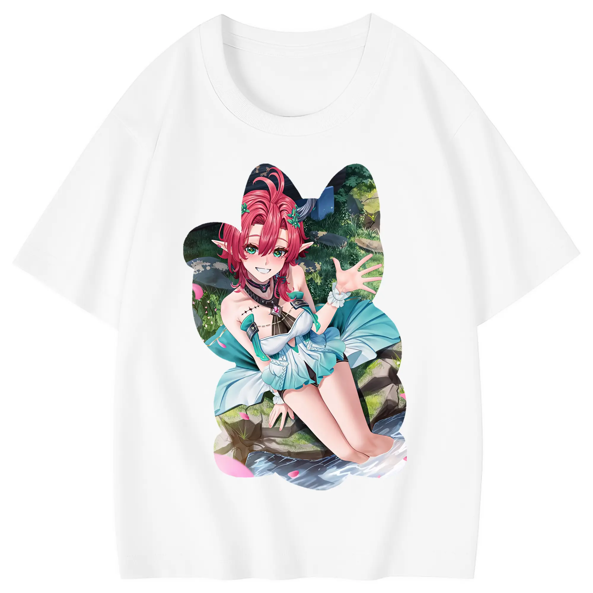 鳴潮 グッズ シャコンヌ - 綿100％ キッズTシャツ ・ フロントプリント ・ 快適 通気性 ・ スポーツ カジュアル 散歩用