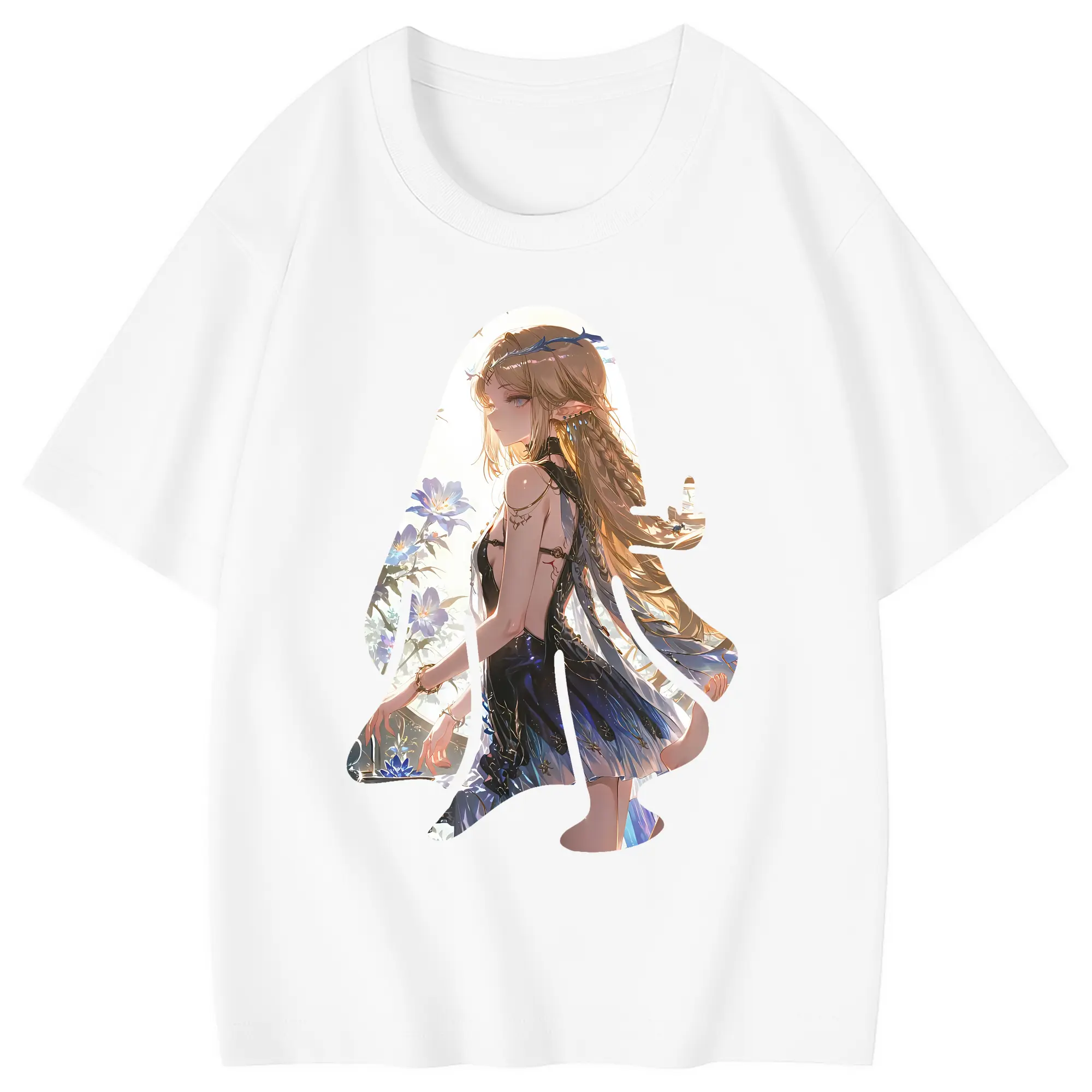 鳴潮 グッズ カルテジア - 綿100％ キッズTシャツ ・ フロントプリント ・ 快適 通気性 ・ スポーツ カジュアル 散歩用