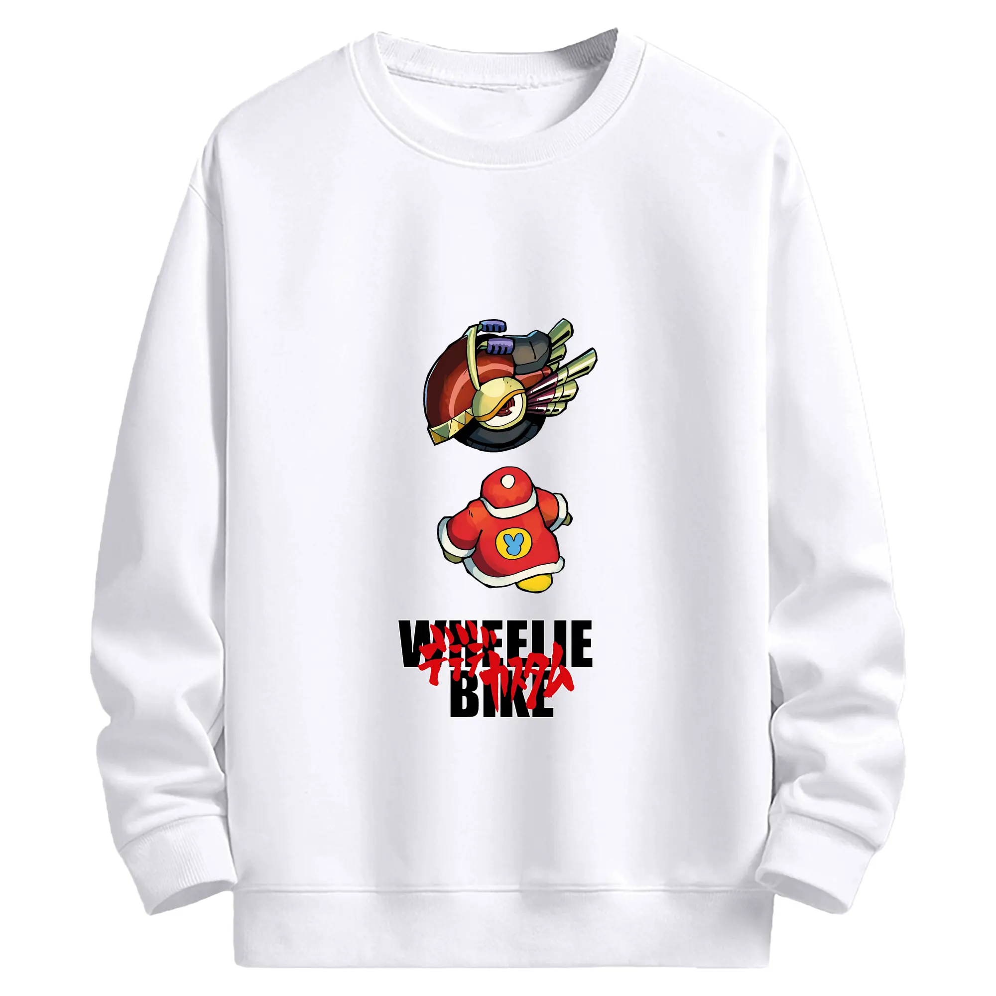 星のカービィ グッズ デデデ大王 - 高品質 クルーネック スウェット ・ コットン59％ ポリエステル41％ ・ ユニセックス 長袖 トレーナー ・ カジュアル デイリー スポーツ 散歩用