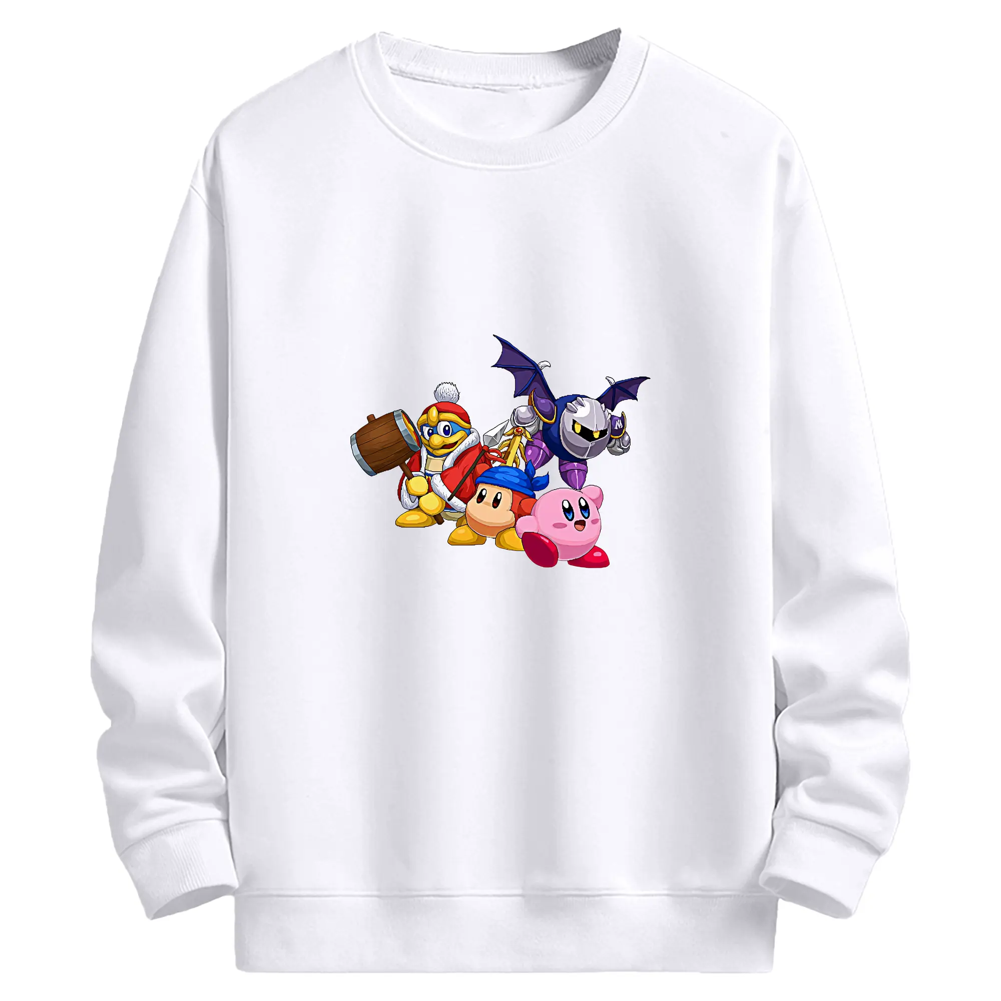 星のカービィ グッズ ワドルディ - 高品質 クルーネック スウェット ・ コットン59％ ポリエステル41％ ・ ユニセックス 長袖 トレーナー ・ カジュアル デイリー スポーツ 散歩用