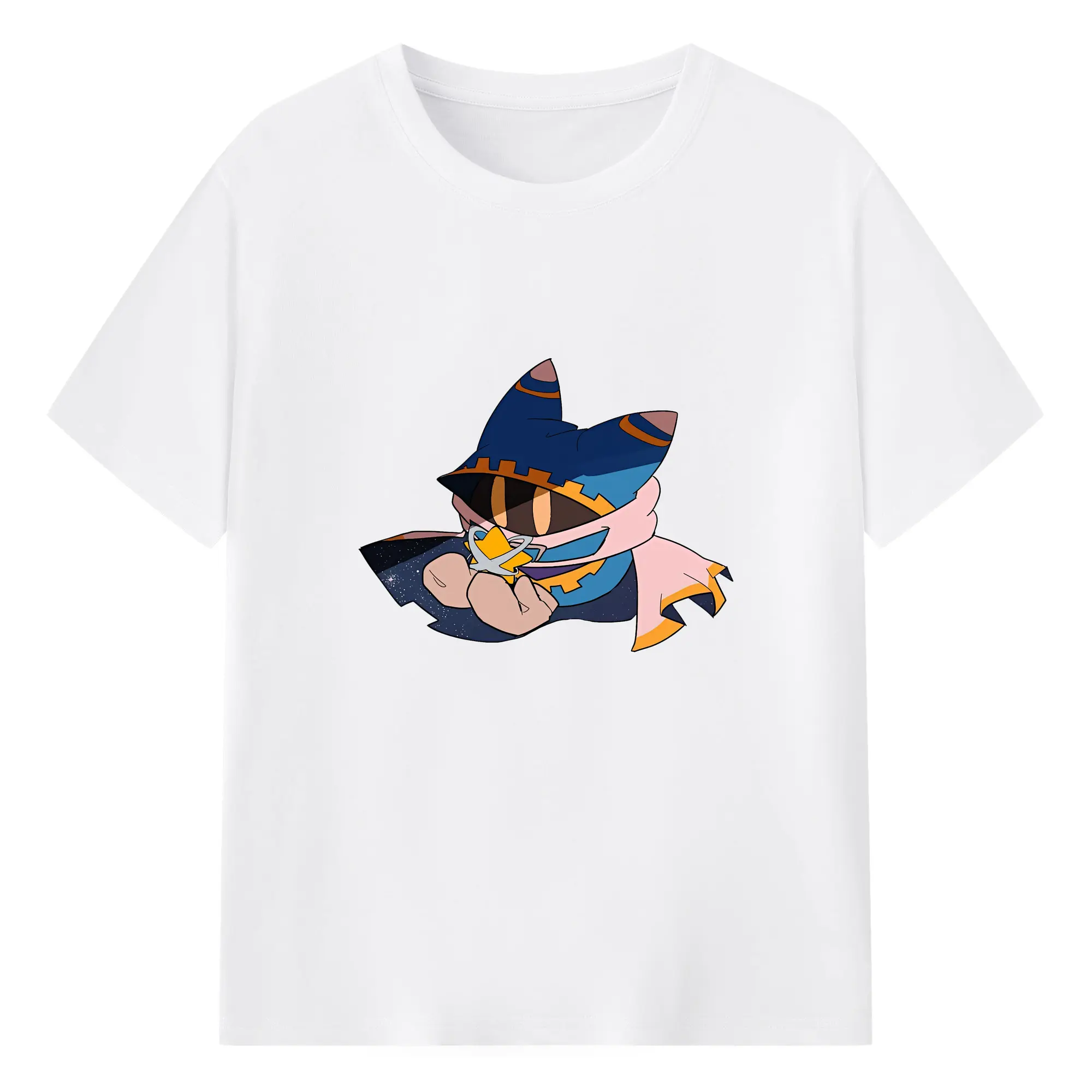 星のカービィ グッズ マホロア - 綿100％ 半袖Tシャツ ・ フロントプリント ・ 快適 通気性 ・ 日常使い 散歩 スポーツ用