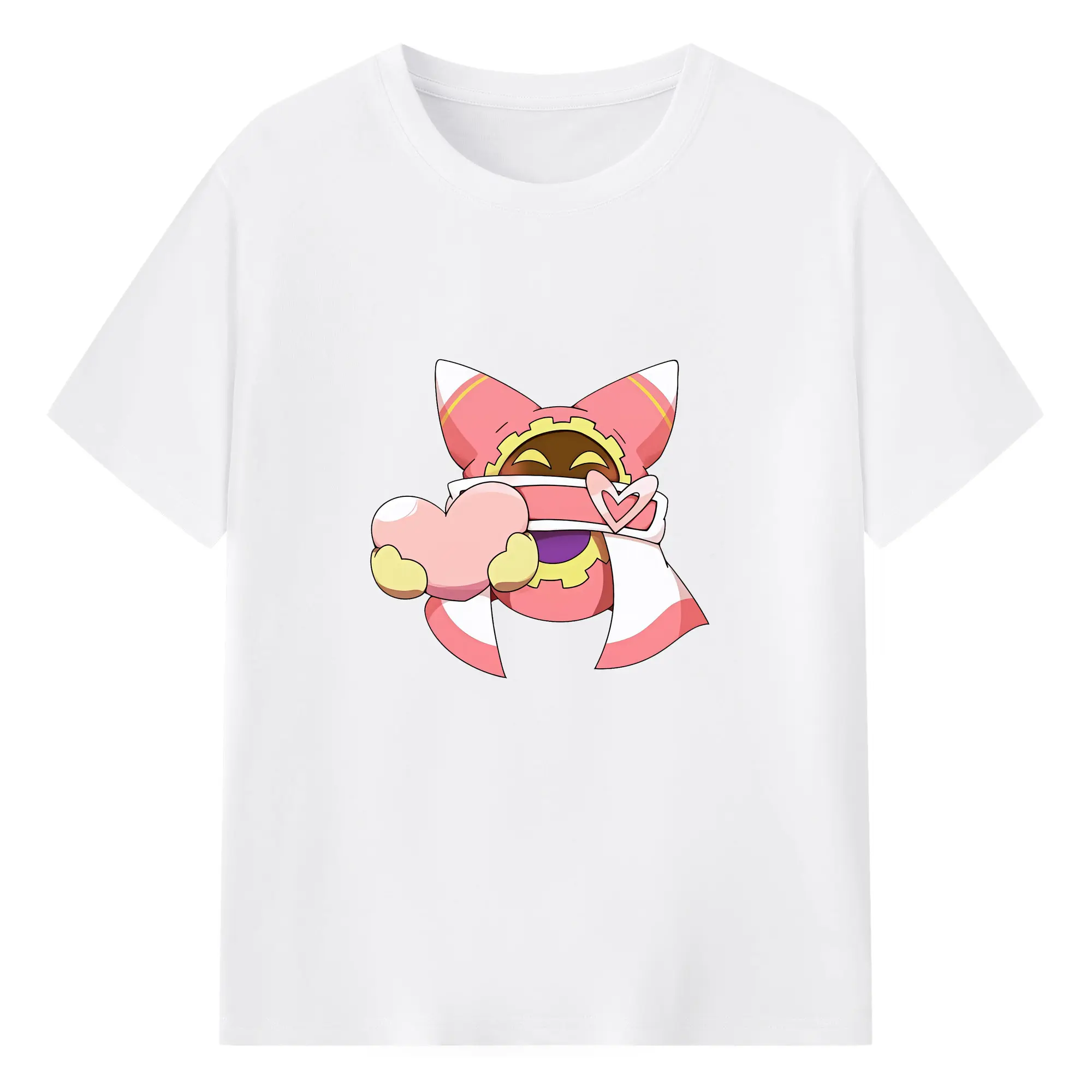 星のカービィ グッズ マホロア - 綿100％ 半袖Tシャツ ・ フロントプリント ・ 快適 通気性 ・ 日常使い 散歩 スポーツ用