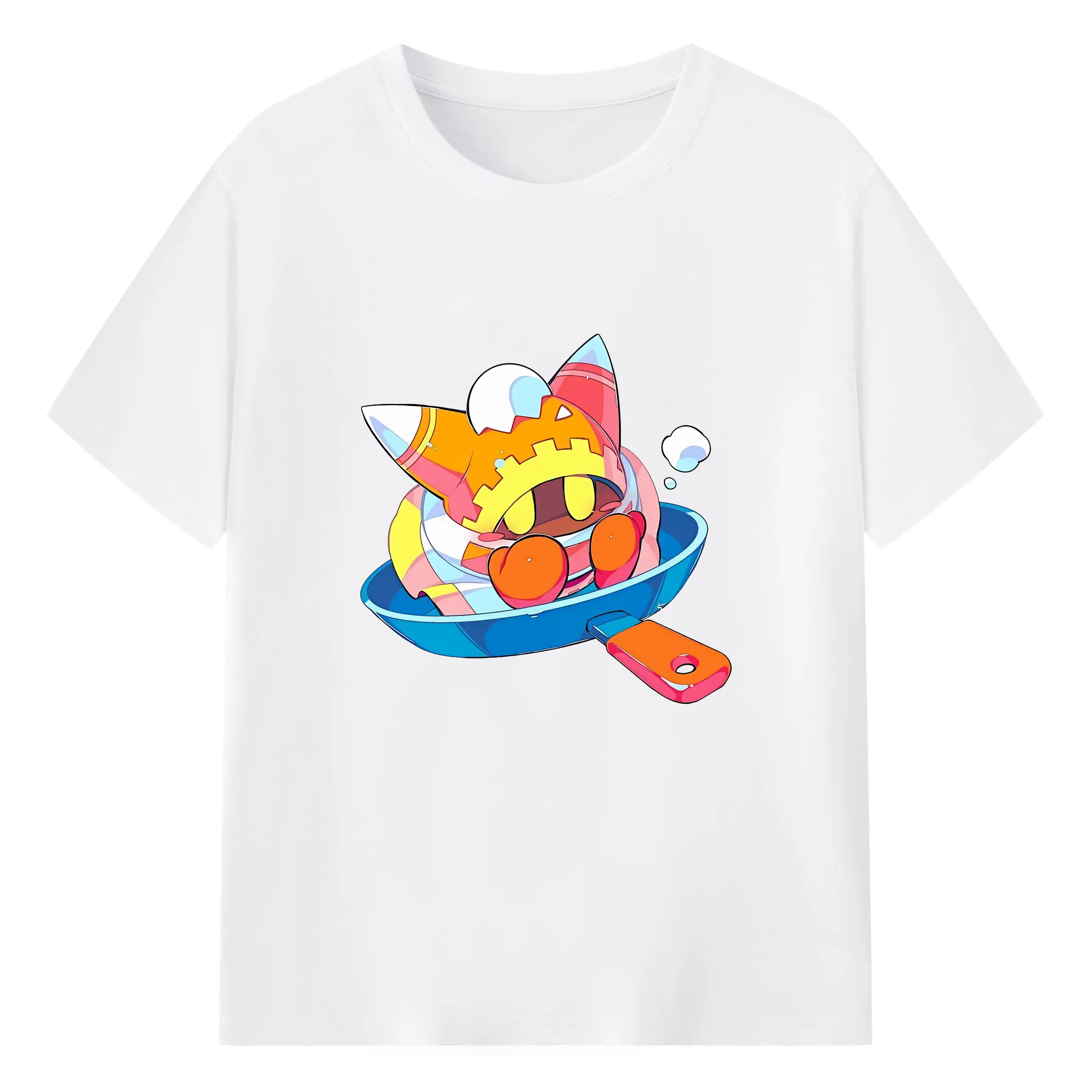 星のカービィ グッズ マホロア - 綿100％ 半袖Tシャツ ・ フロントプリント ・ 快適 通気性 ・ 日常使い 散歩 スポーツ用