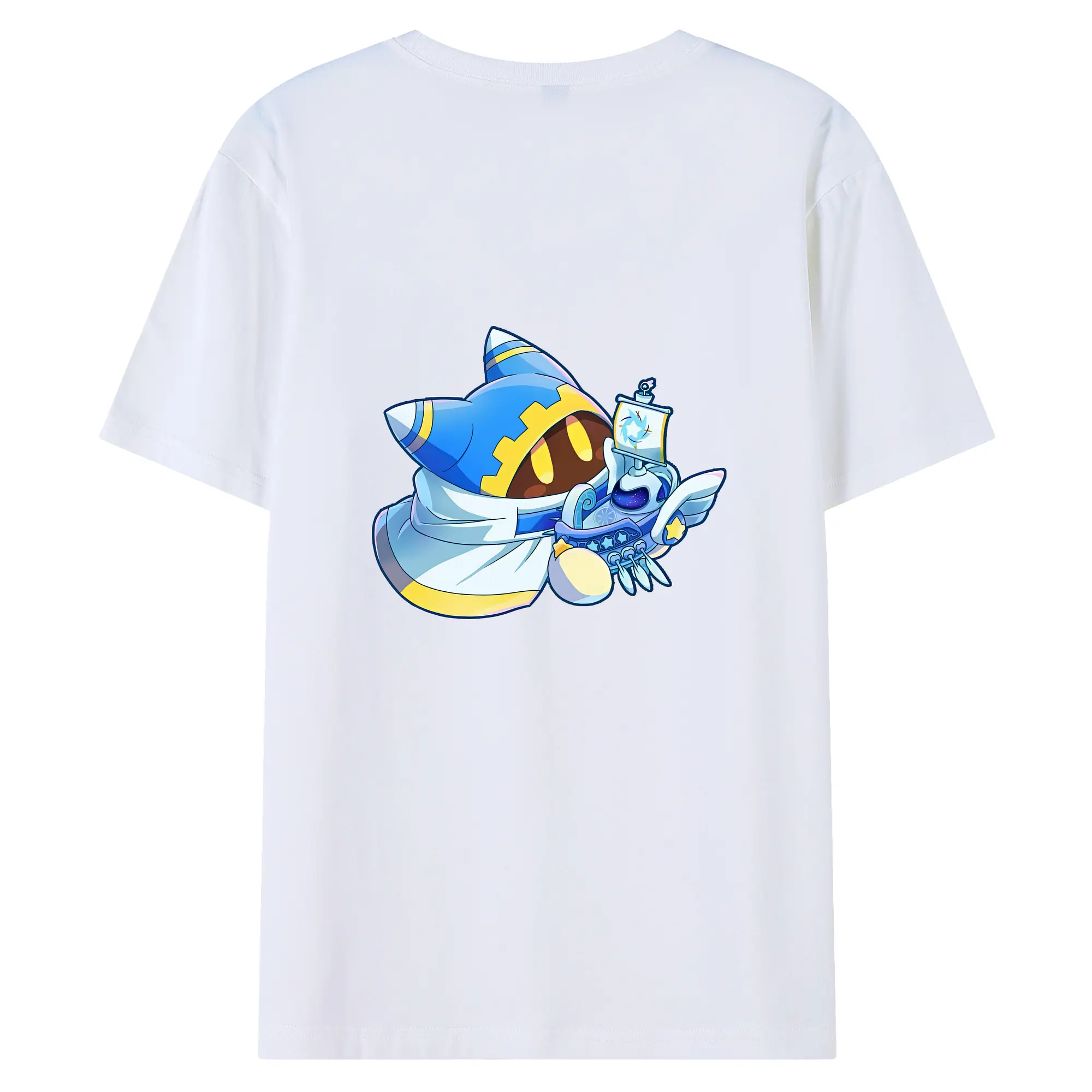 星のカービィ グッズ マホロア - 綿100％ 半袖Tシャツ ・ バックプリント ・ 快適 通気性 ・ 日常使い 散歩 スポーツ用