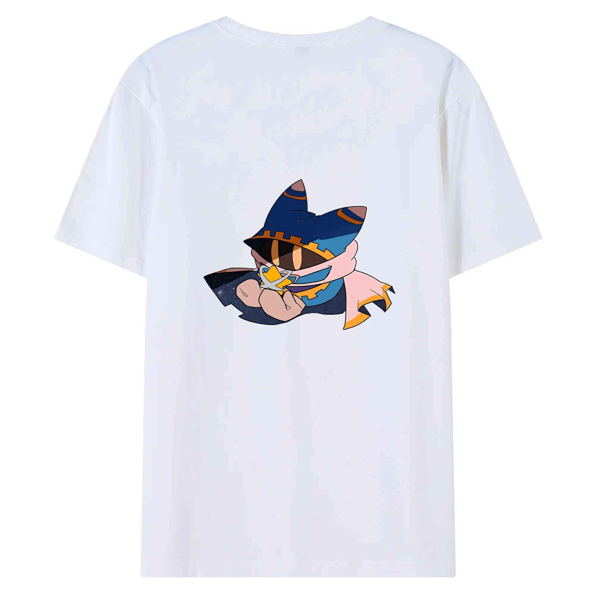 星のカービィ グッズ マホロア - 綿100％ 半袖Tシャツ ・ バックプリント ・ 快適 通気性 ・ 日常使い 散歩 スポーツ用