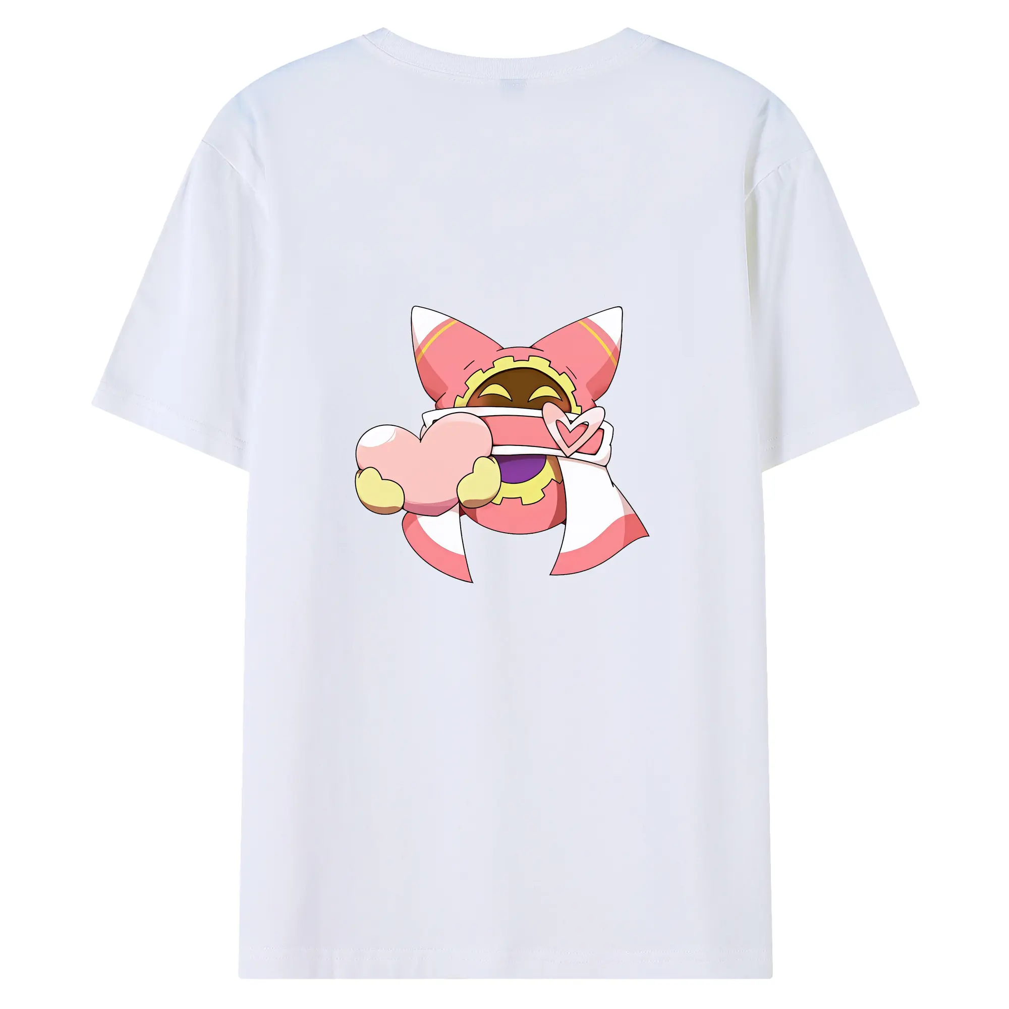 星のカービィ グッズ マホロア - 綿100％ 半袖Tシャツ ・ バックプリント ・ 快適 通気性 ・ 日常使い 散歩 スポーツ用