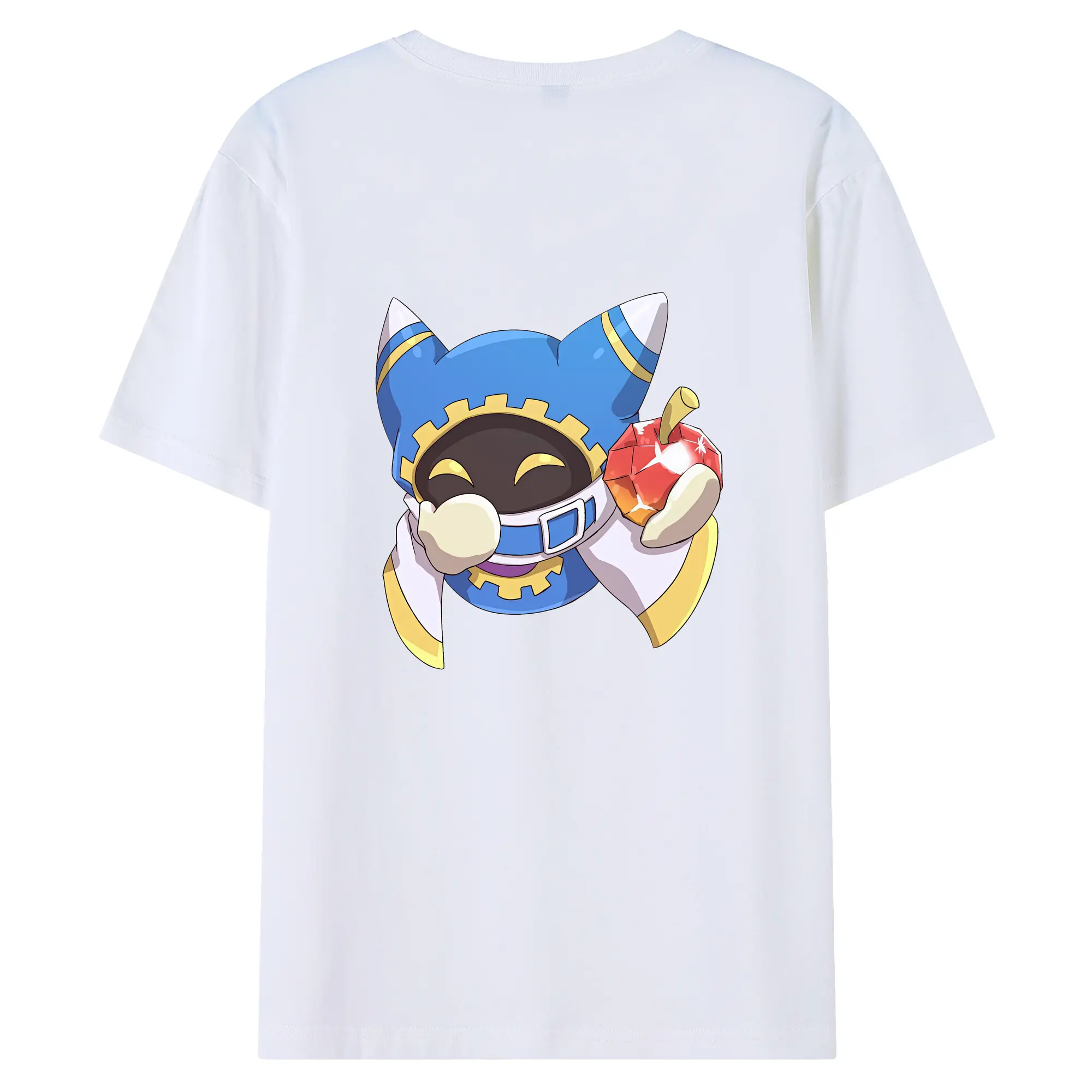 星のカービィ グッズ マホロア - 綿100％ 半袖Tシャツ ・ バックプリント ・ 快適 通気性 ・ 日常使い 散歩 スポーツ用