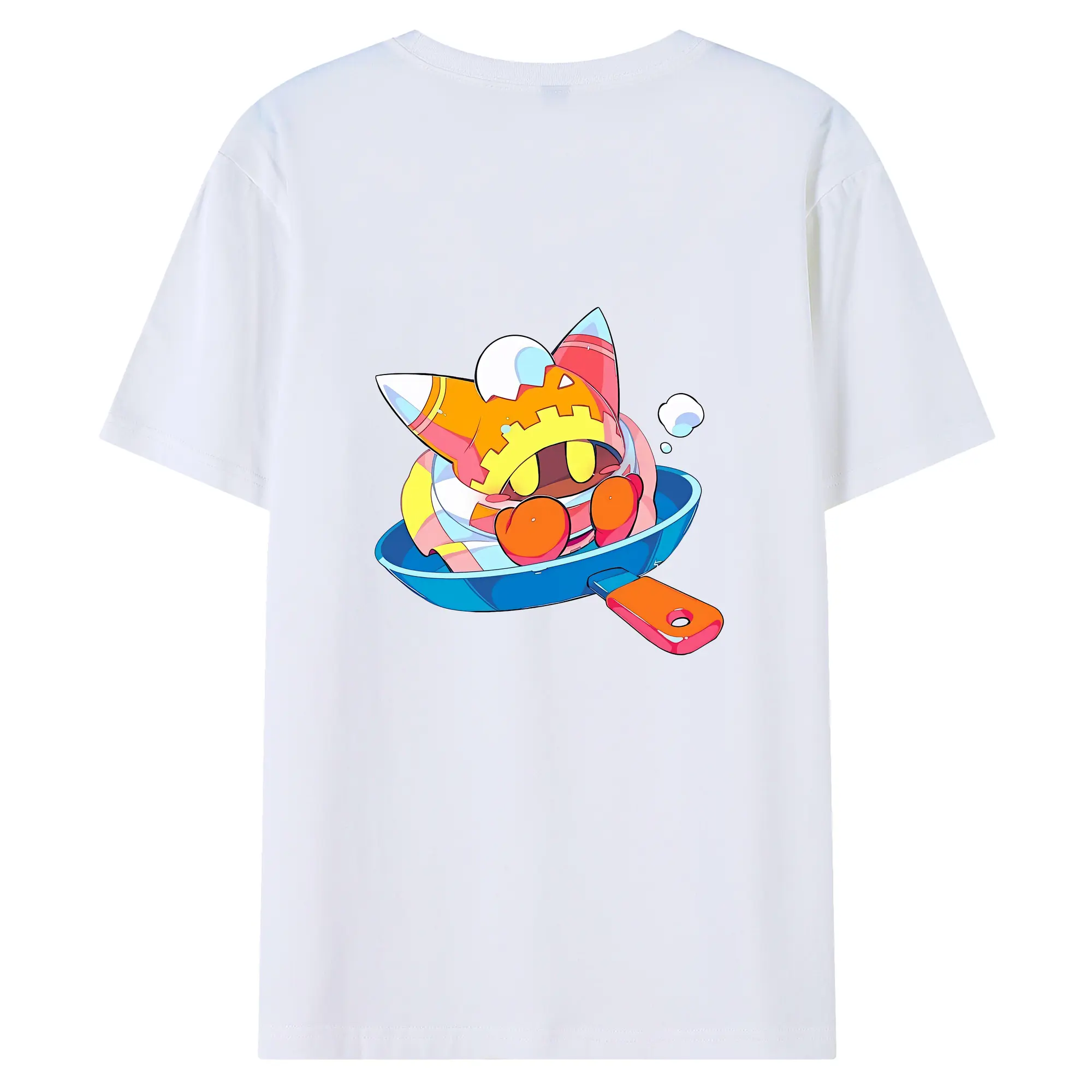 星のカービィ グッズ マホロア - 綿100％ 半袖Tシャツ ・ バックプリント ・ 快適 通気性 ・ 日常使い 散歩 スポーツ用