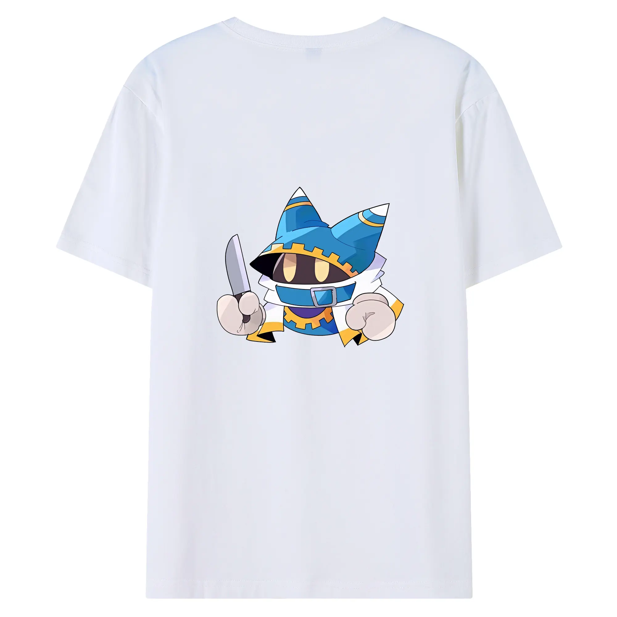 星のカービィ グッズ マホロア - 綿100％ 半袖Tシャツ ・ バックプリント ・ 快適 通気性 ・ 日常使い 散歩 スポーツ用