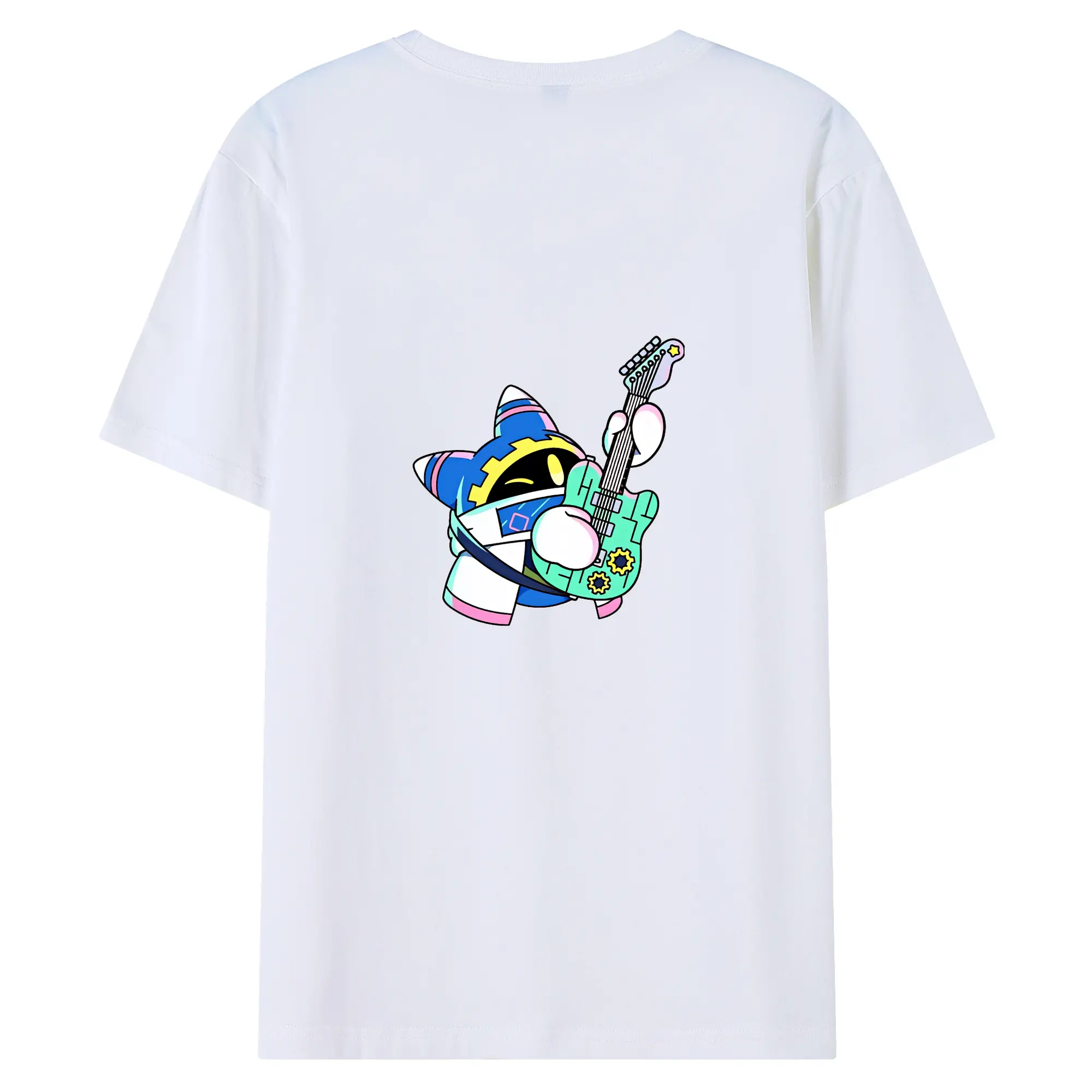 星のカービィ グッズ マホロア - 綿100％ 半袖Tシャツ ・ バックプリント ・ 快適 通気性 ・ 日常使い 散歩 スポーツ用