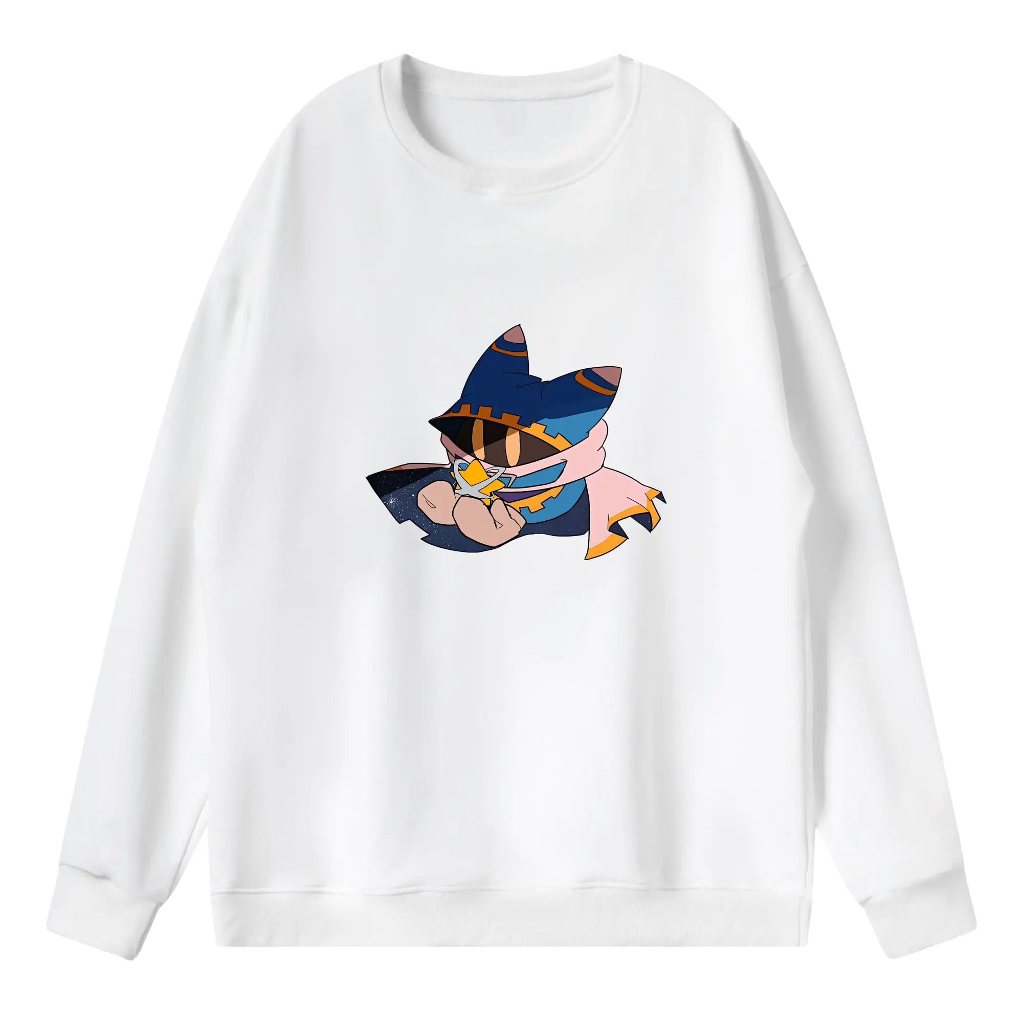 星のカービィ グッズ マホロア - 薄手 クルーネック スウェット 裏毛260g · ポリエステル 春秋向け カジュアル 男女兼用 · トレーナー デイリー スポーツ 散歩に最適