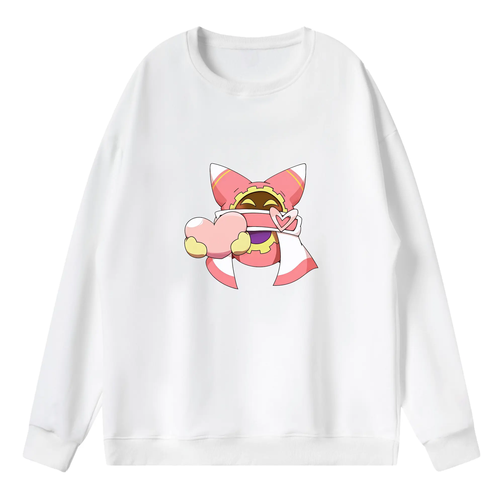 星のカービィ グッズ マホロア - 薄手 クルーネック スウェット 裏毛260g · ポリエステル 春秋向け カジュアル 男女兼用 · トレーナー デイリー スポーツ 散歩に最適