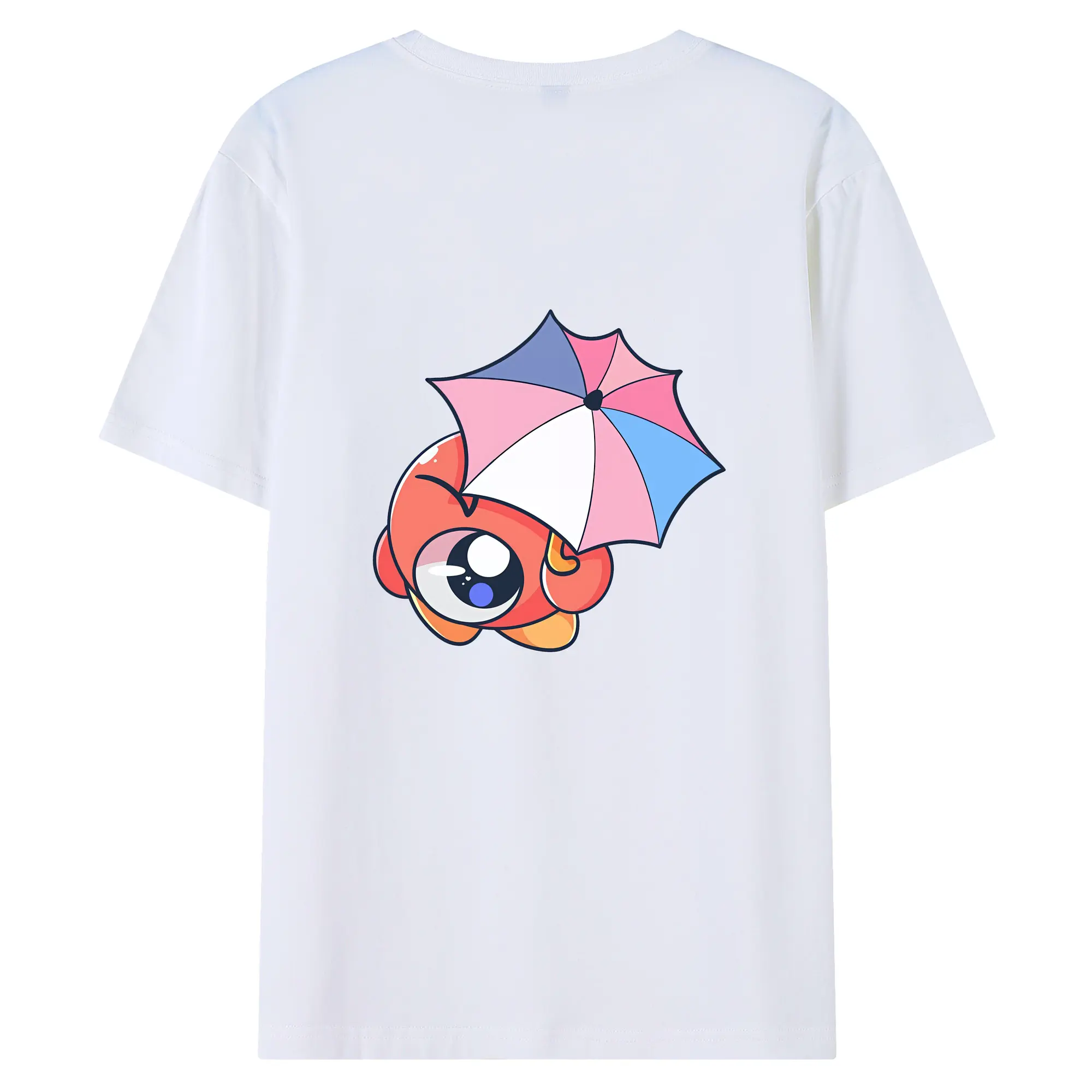 星のカービィ グッズ ワドルドゥ - 綿100％ 半袖Tシャツ ・ バックプリント ・ 快適 通気性 ・ 日常使い 散歩 スポーツ用