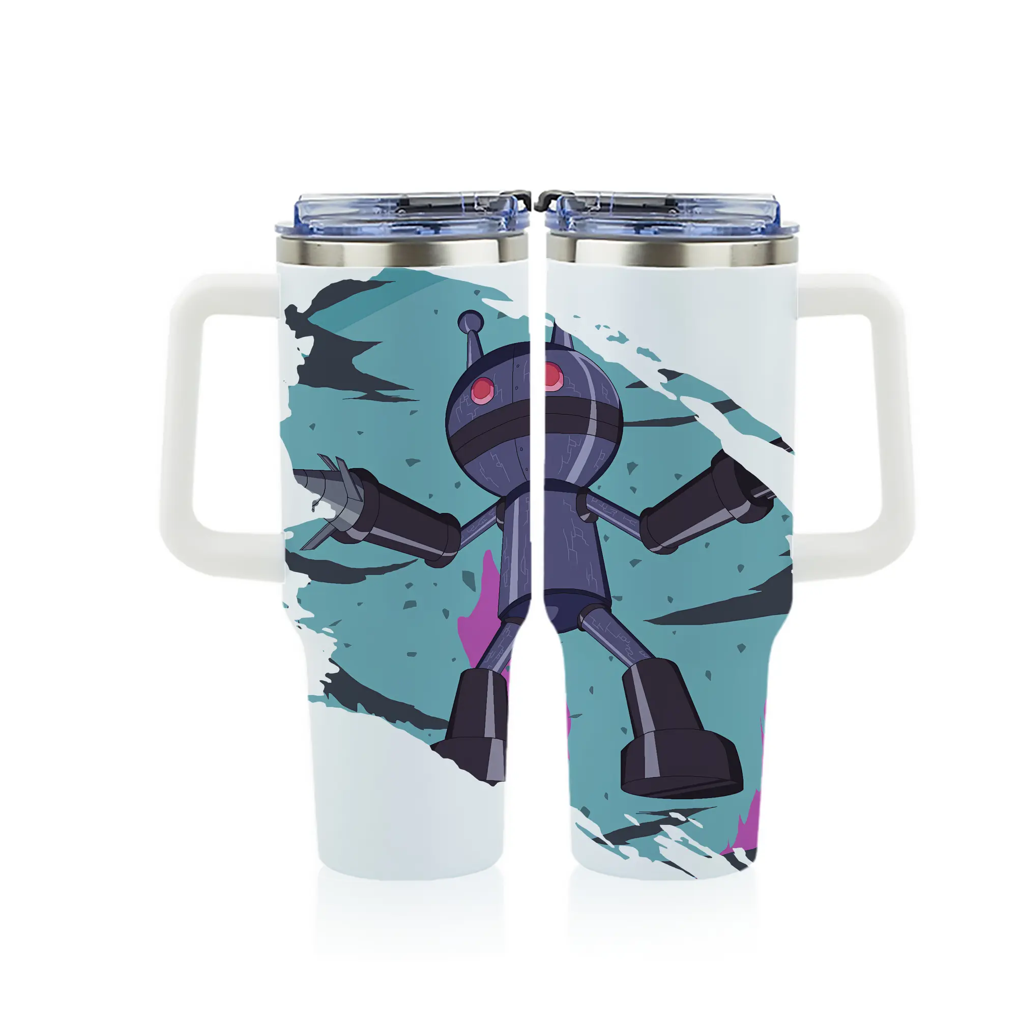 アンパンマン グッズ,だだんだん - 1200mL フルプリント車用タンブラー ・ 304ステンレス 内側 ・ 201ステンレス 外側 ・ 保温 保冷 ・ 通勤 ドライブ アウトドア用