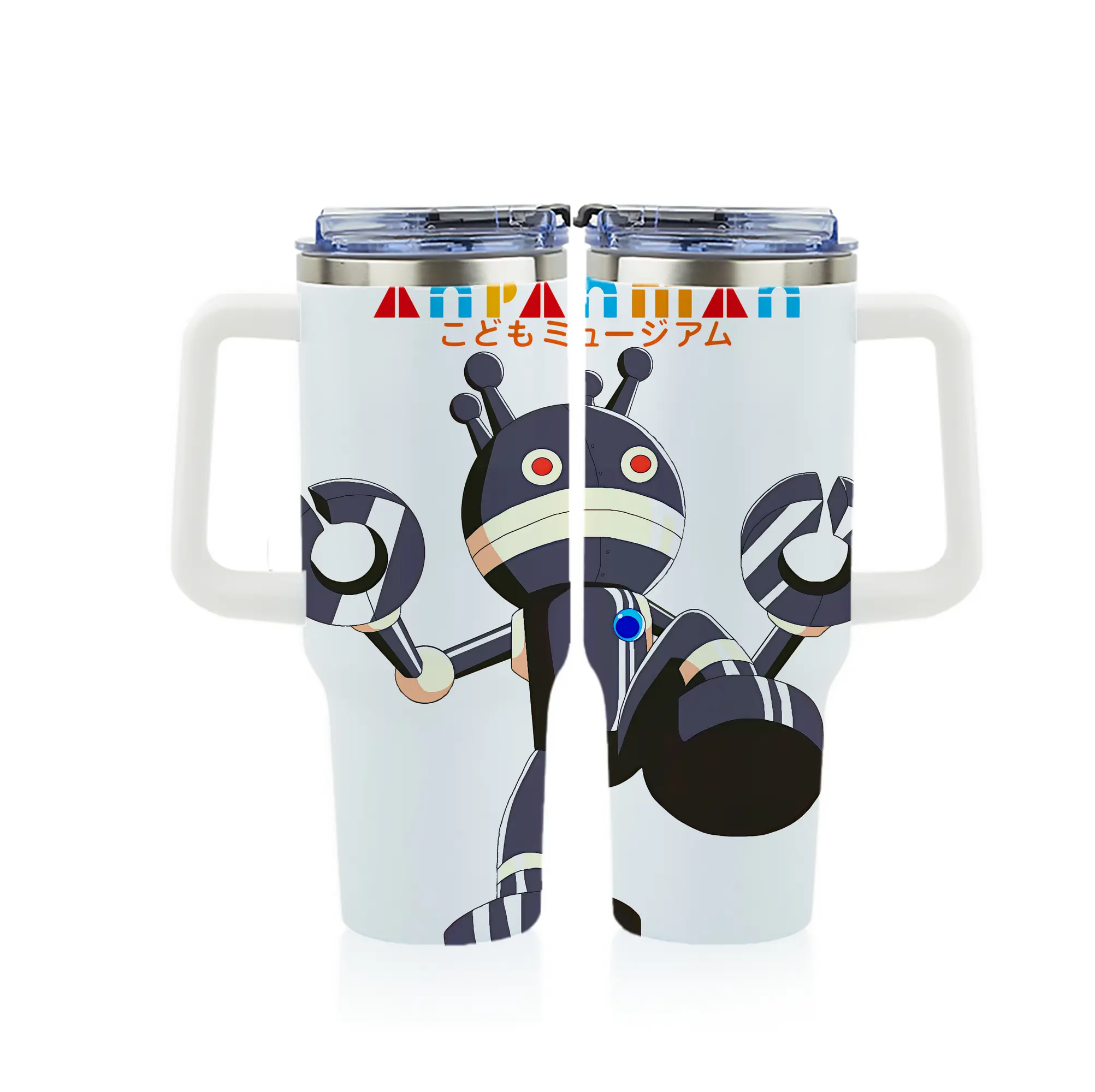 アンパンマン グッズ,だだんだん - 1200mL フルプリント車用タンブラー ・ 304ステンレス 内側 ・ 201ステンレス 外側 ・ 保温 保冷 ・ 通勤 ドライブ アウトドア用