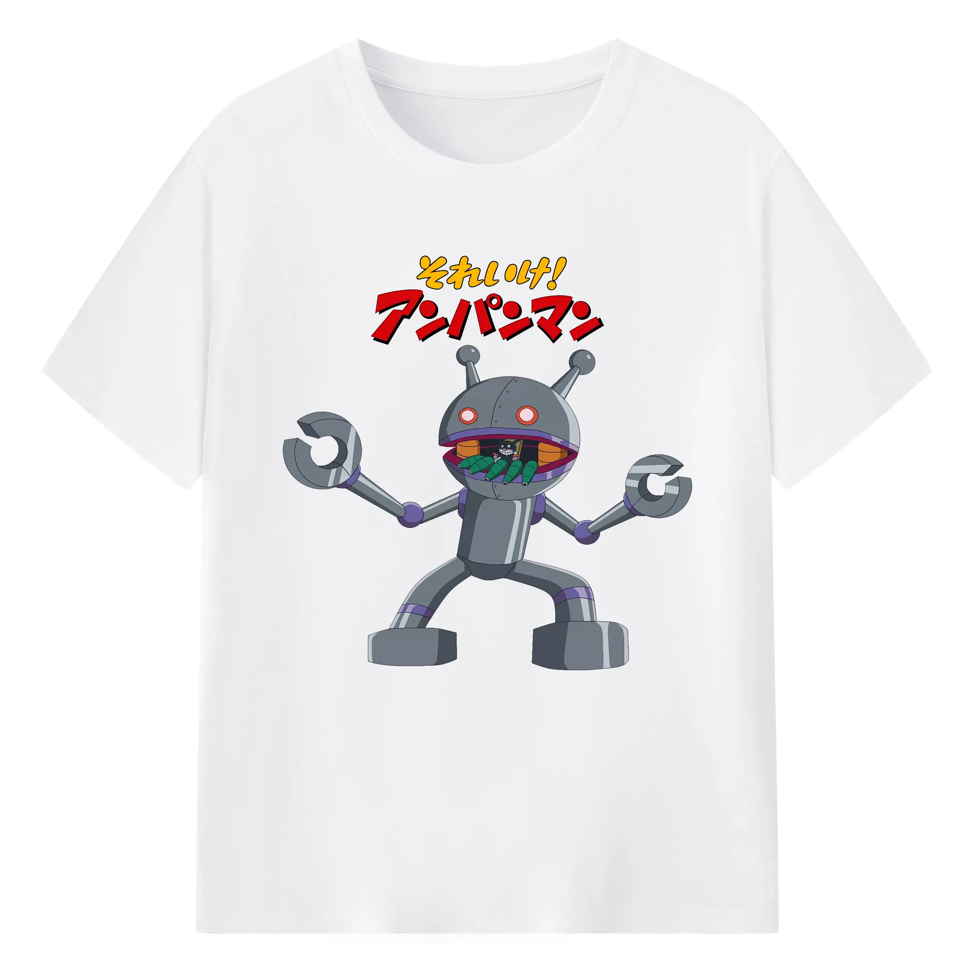 アンパンマン グッズ,だだんだん - 綿100％ 半袖Tシャツ ・ フロントプリント ・ 快適 通気性 ・ 日常使い 散歩 スポーツ用