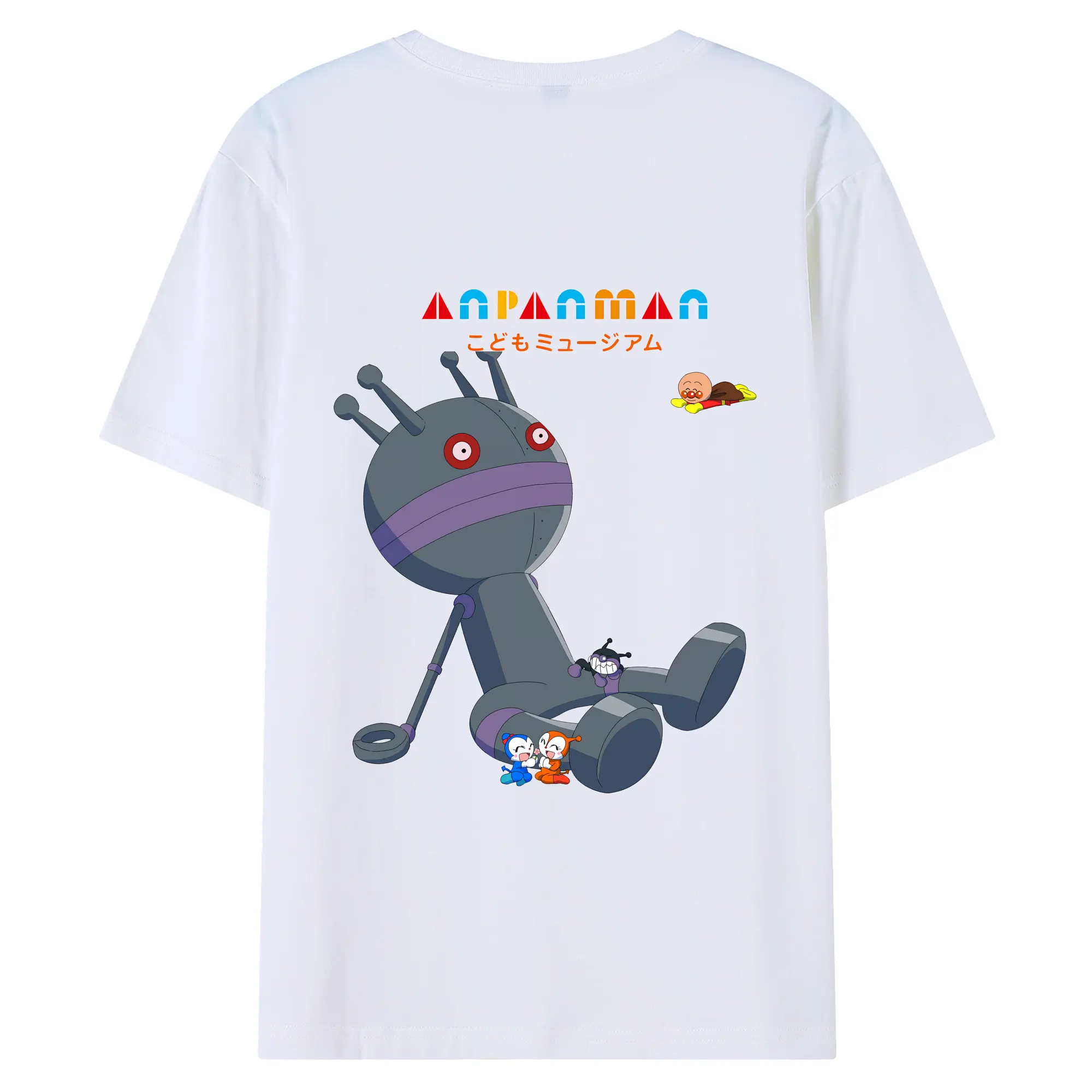 アンパンマン グッズ,だだんだん - 綿100％ 半袖Tシャツ ・ バックプリント ・ 快適 通気性 ・ 日常使い 散歩 スポーツ用