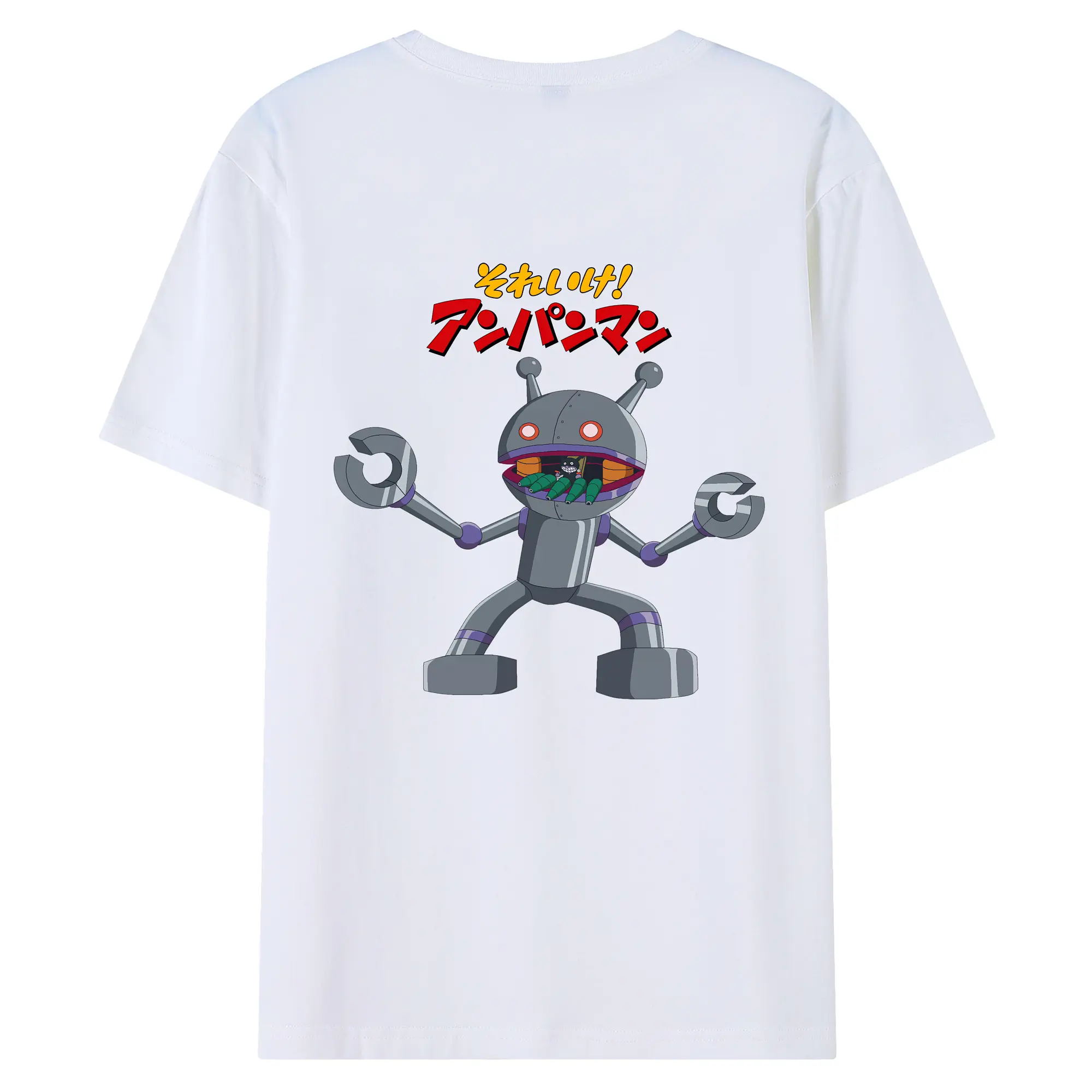 アンパンマン グッズ,だだんだん - 綿100％ 半袖Tシャツ ・ バックプリント ・ 快適 通気性 ・ 日常使い 散歩 スポーツ用