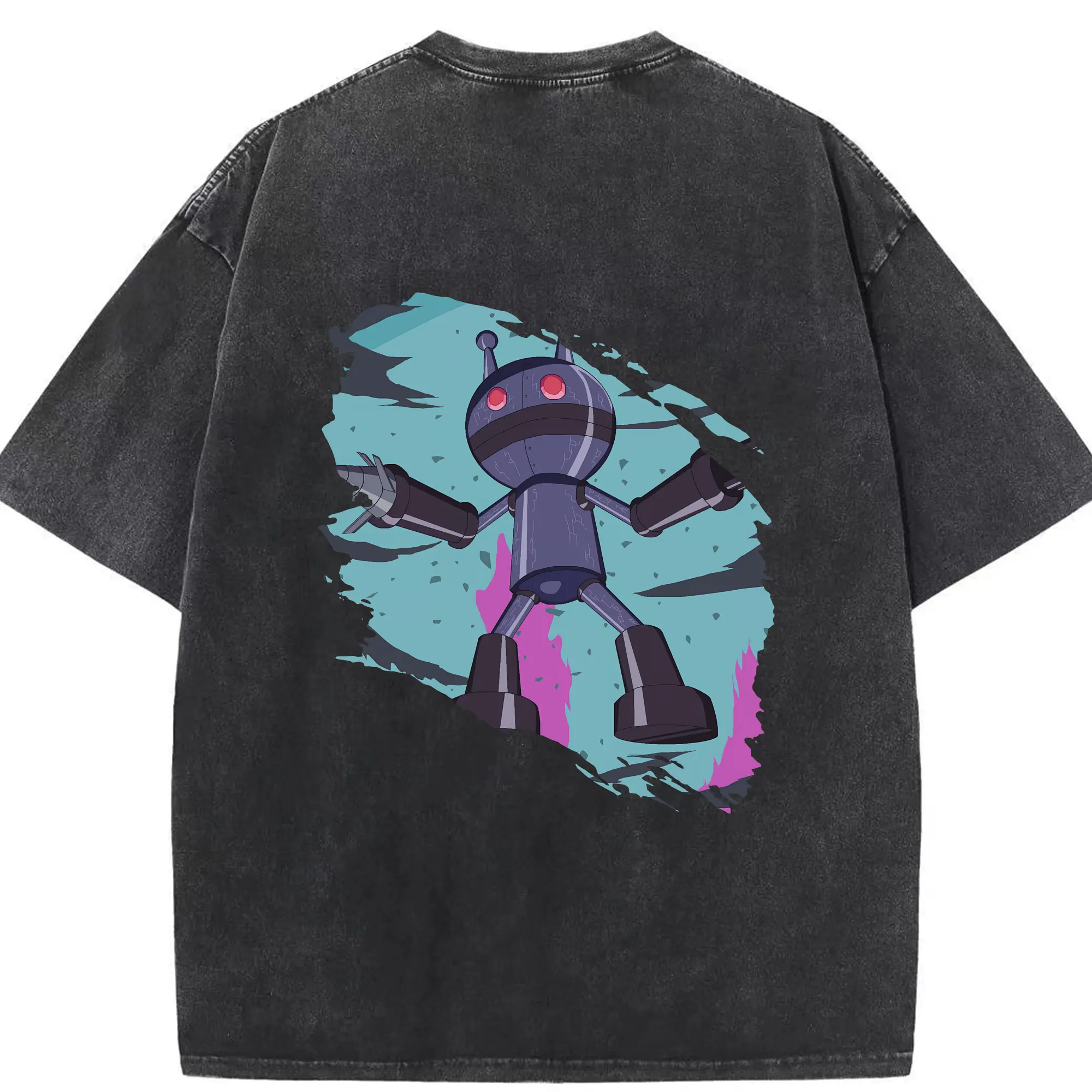 アンパンマン グッズ,だだんだん - 綿100％ ヴィンテージ風 半袖Tシャツ ・ 背面プリント ・ 柔らか肌触り ・ 通気性 快適 ・ スポーツ カジュアル 外出用